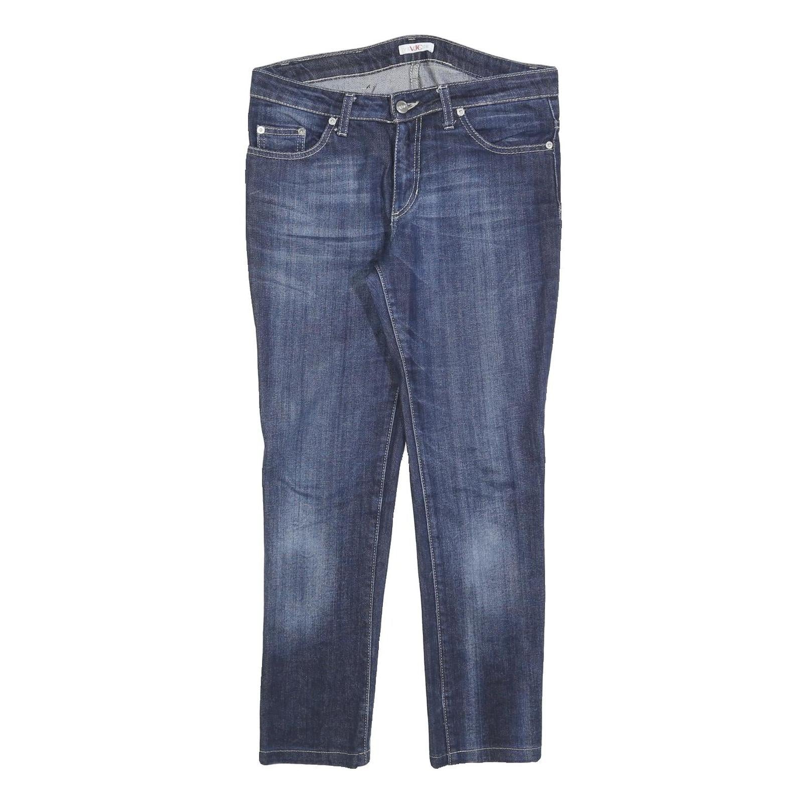 VERSACE Womens Blue Slim Skinny Denim Cotton Blend Medium W30 L26 Zip Pockets Refurbished - N/A refurbished available on Cerqular