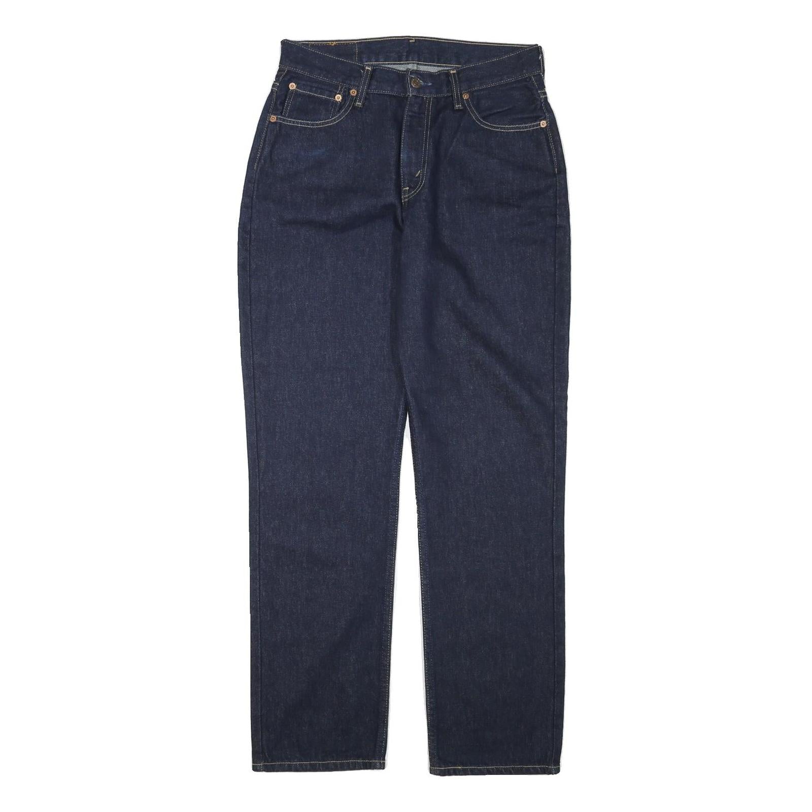LEVI'S 583 02 Mens Jeans Blue Regular Straight Denim Dark W29 L30 Classic Fit Refurbished - N/A refurbished available on Cerqular