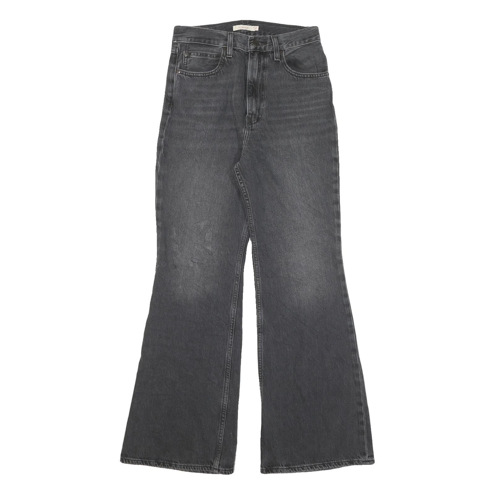 LEVI'S Womens Regular Fit Flared Denim Dark W27 L30 Zip Cotton Blend Jeans Refurbished - N/A refurbished available on Cerqular