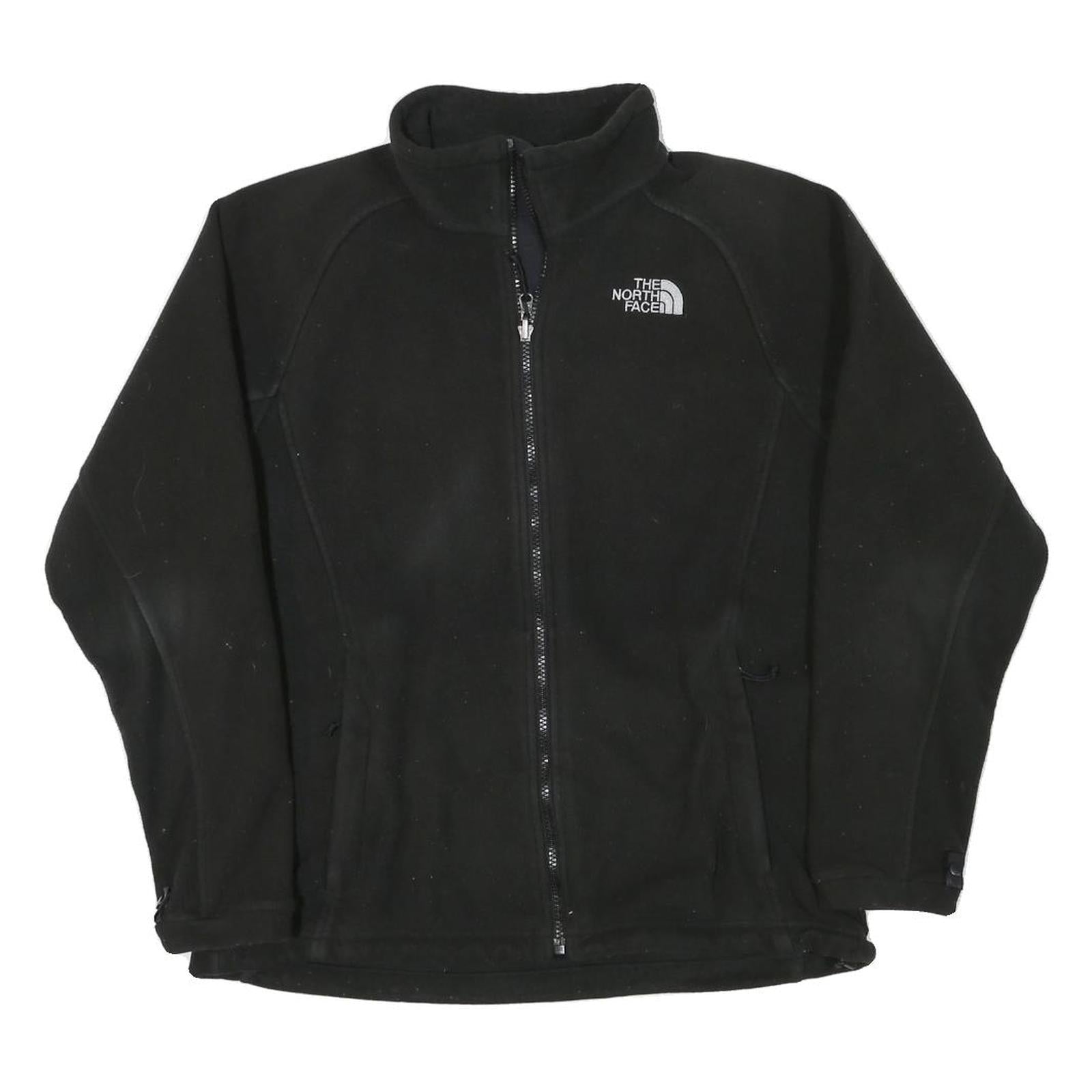 THE NORTH FACE Womens Black Fleece Jacket M Polyester Blend Zip Classic Outdoor Refurbished - N/A refurbished available on Cerqular