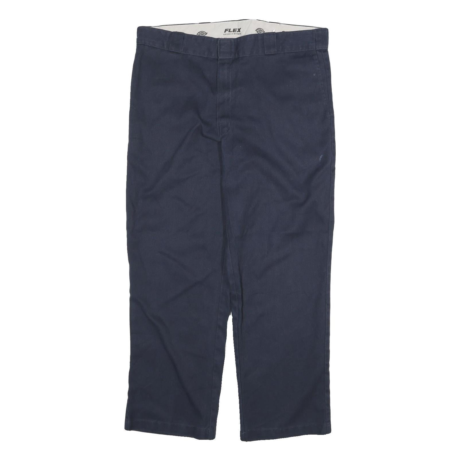 Buy DICKIES Mens Cotton Blend Navy Blue Regular Fit Straight Leg Trousers W36 L29 Refurbished - $40.29 DICKIES Mens Cotton Blend Navy Blue Regular Fit Straight Leg Trousers W36 L29 Refurbished - N/A refurbished available on Cerqular
