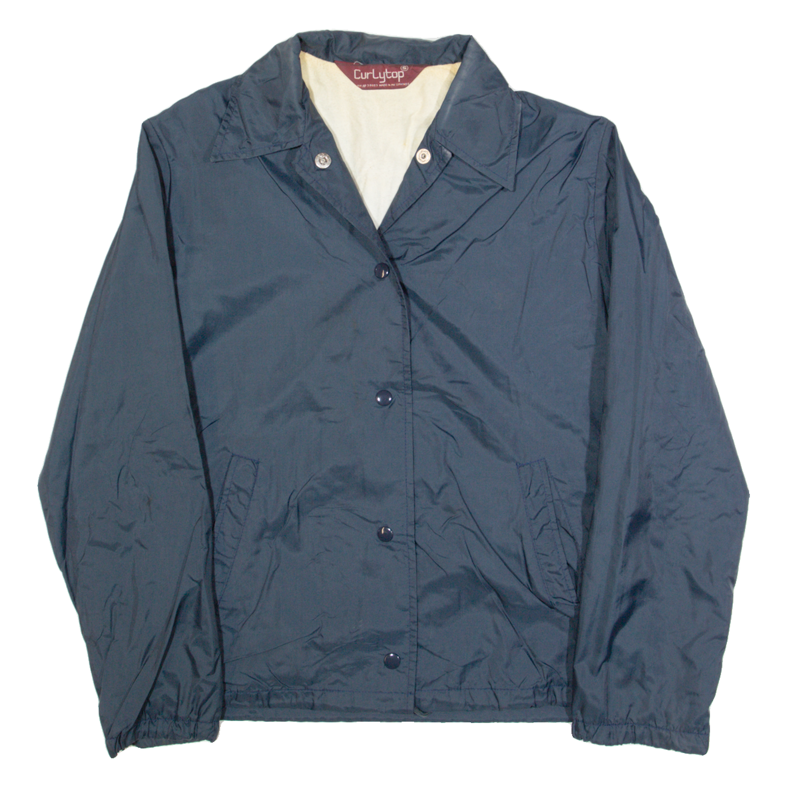 Buy CURLY TOP Womens Coach Jacket Blue 90s S Refurbished - $31.19 CURLY TOP Womens Coach Jacket Blue 90s S Refurbished - N/A refurbished available on Cerqular