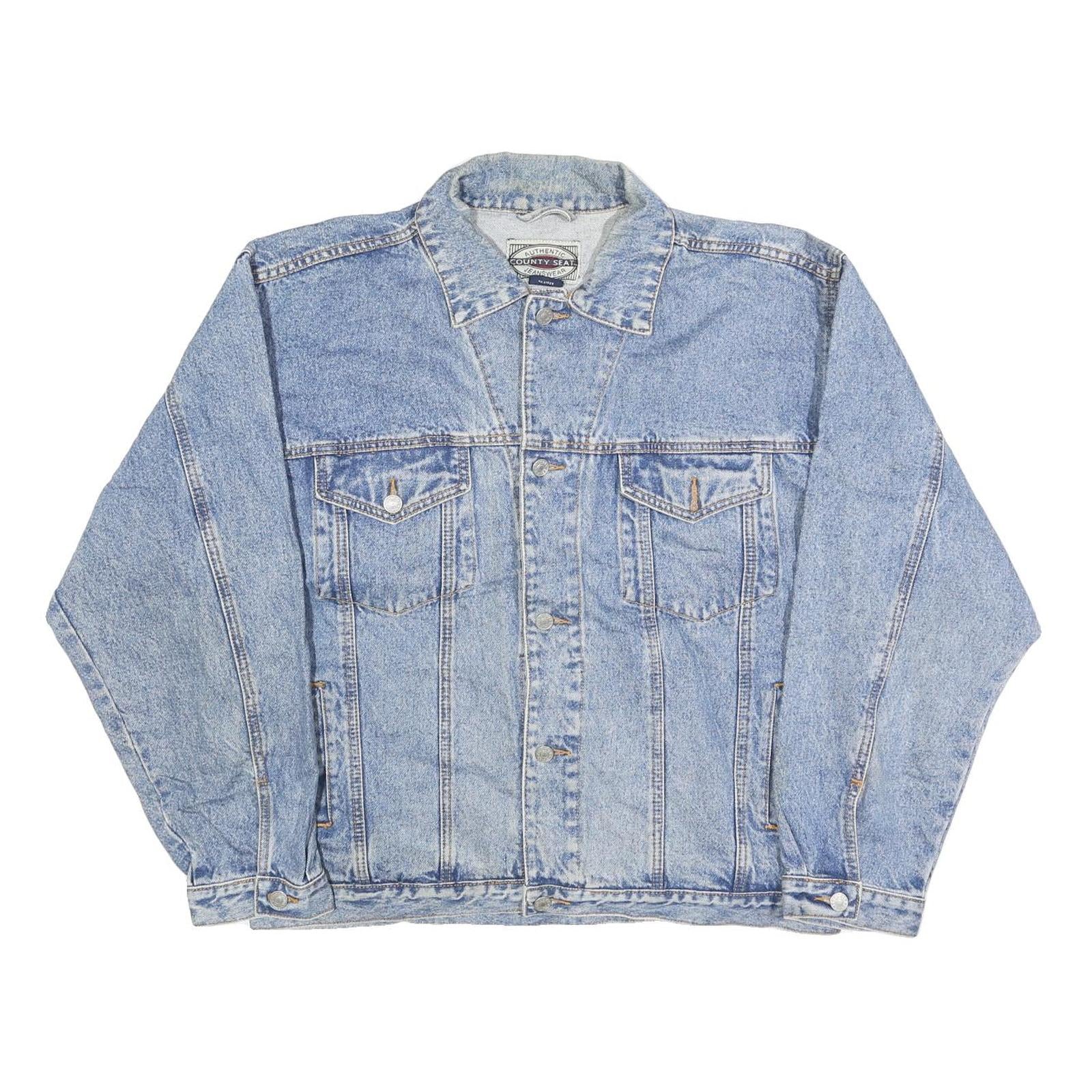 Buy COUNTRY SEAT Mens Blue Denim Button Jacket L Cotton Classic Casual Refurbished - $45.49 COUNTRY SEAT Mens Blue Denim Button Jacket L Cotton Classic Casual Refurbished - N/A refurbished available on Cerqular