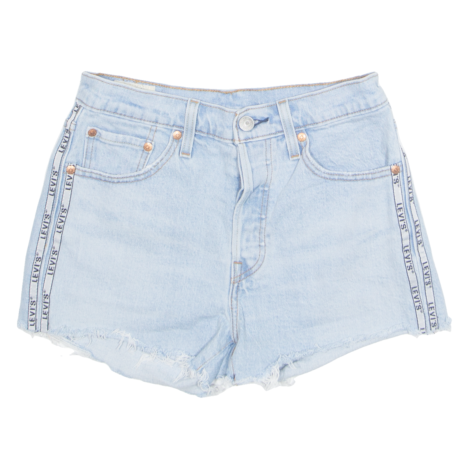 LEVI'S 501 Cut Off Womens Denim Shorts Blue XS W25 Refurbished - N/A refurbished available on Cerqular