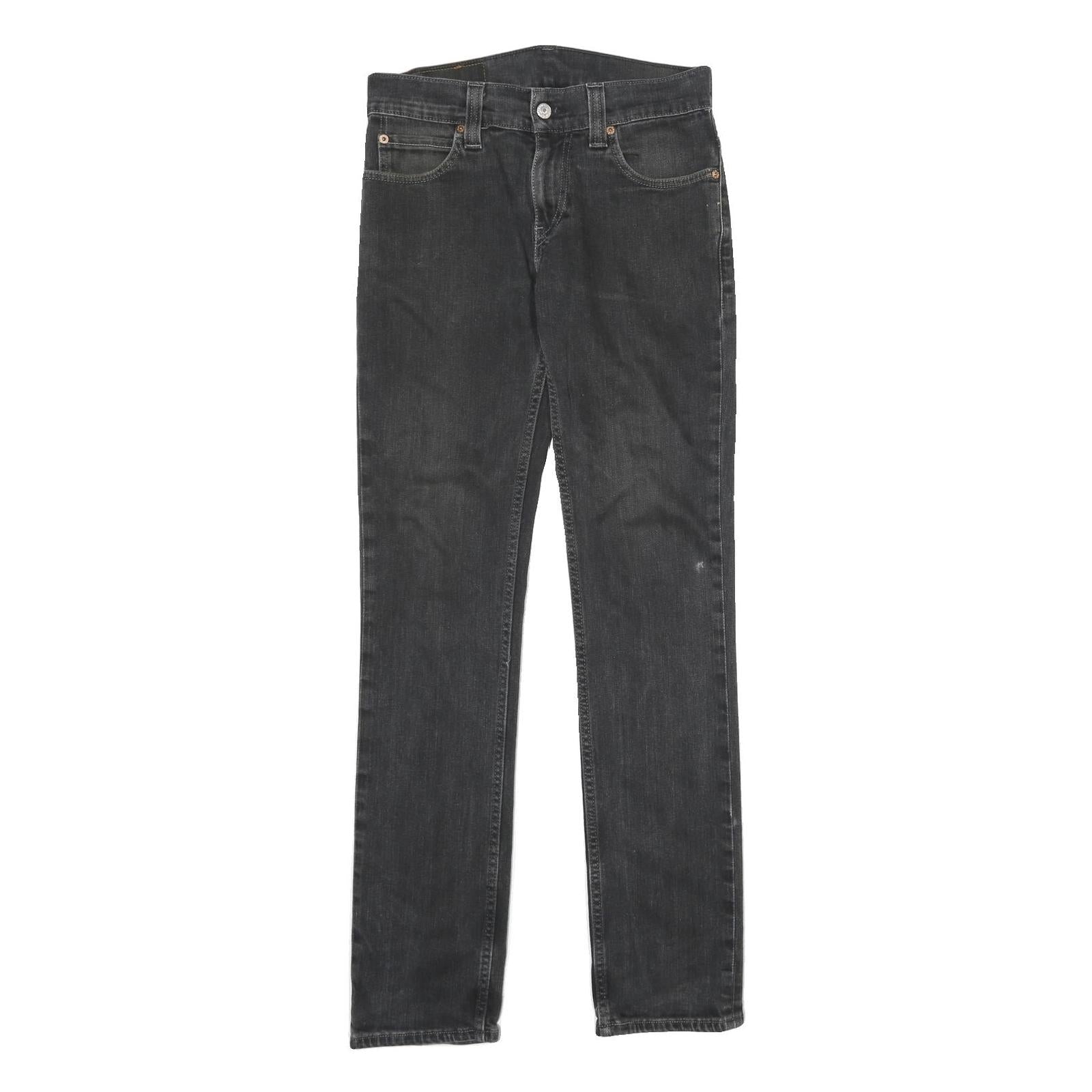LEVI'S 511 Mens Jeans Black Slim Skinny Denim Medium W31 L34 Stylish Zip Refurbished - N/A refurbished available on Cerqular