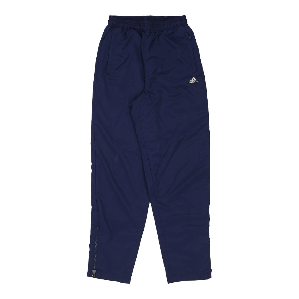 Adidas Tracksuit - Medium Navy Polyester Refurbished - Thrifted (note: this is a term often used to describe second- refurbished available on Cerqular