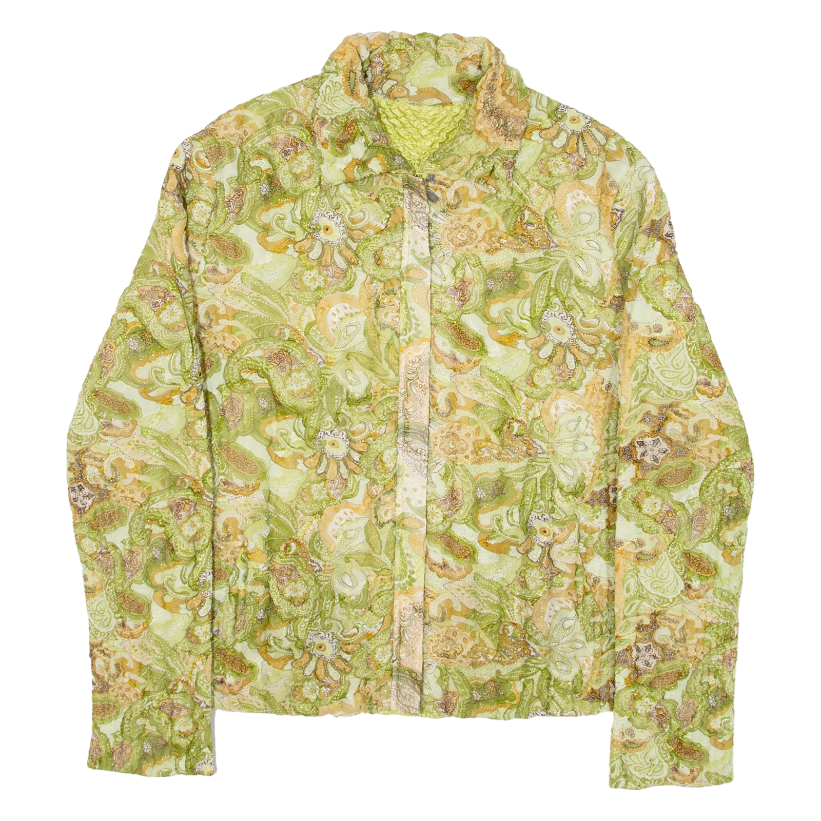 Buy Womens Quilted Jacket Green Paisley M Refurbished - $36.39 Womens Quilted Jacket Green Paisley M Refurbished - N/A refurbished available on Cerqular