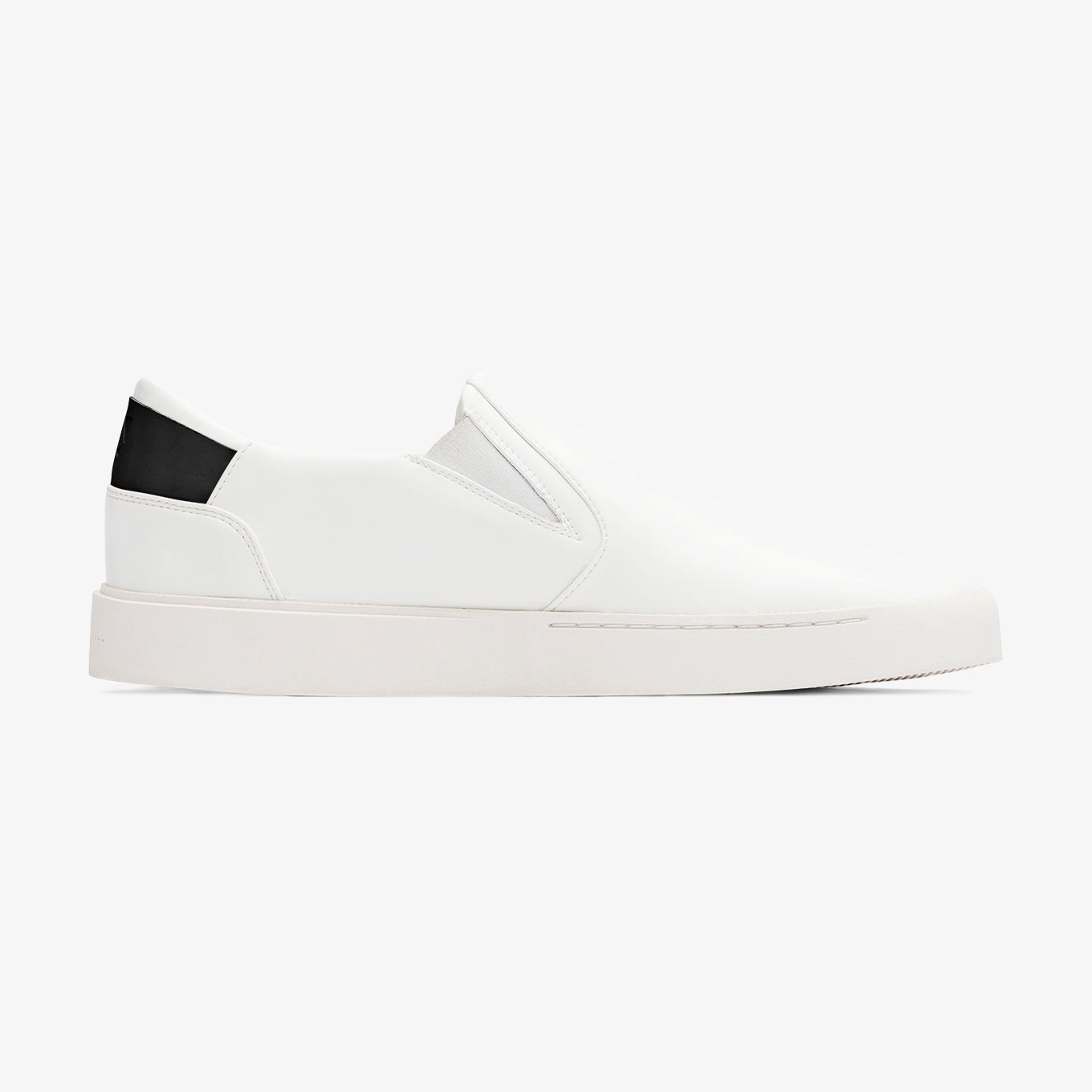 Women's Slip On | White-Black | Size: 5.5 Refurbished - Thousand Fell refurbished available on Cerqular