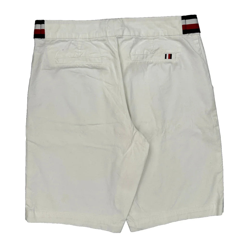 Tommy Hilfiger Chino Shorts - 31W UK 12 White Cotton Refurbished - Thrifted (note: this is a term often used to describe second- refurbished available on Cerqular