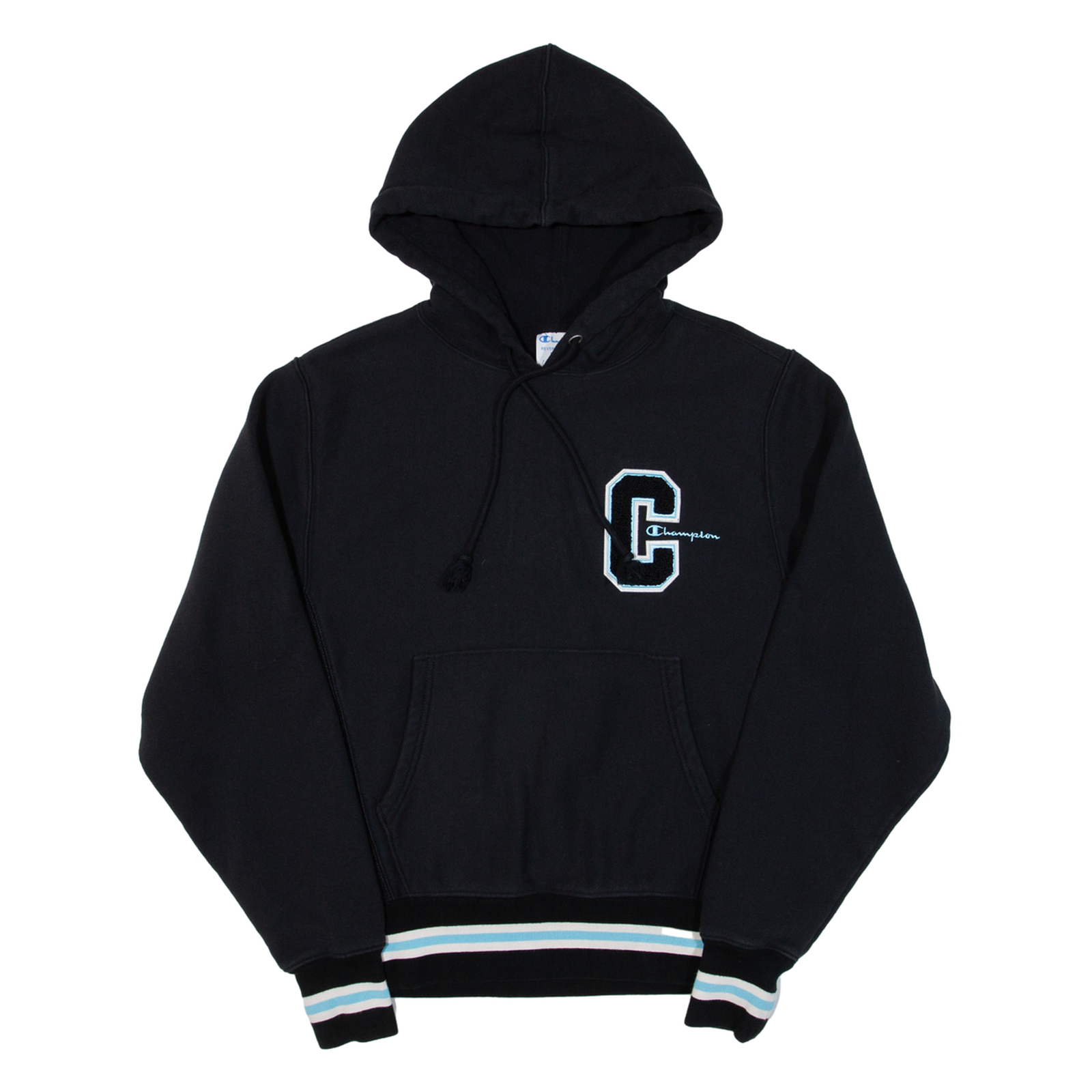 CHAMPION REVERSE WEAVE Womens Black Hoodie S Refurbished - N/A refurbished available on Cerqular