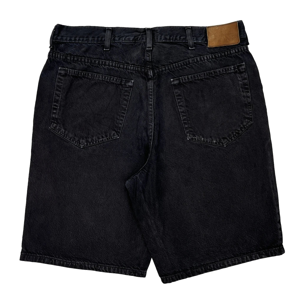 Calvin Klein Jeans Denim Shorts - 36W 10L Black Cotton Refurbished - Thrifted (note: this is a term often used to describe second- refurbished available on Cerqular