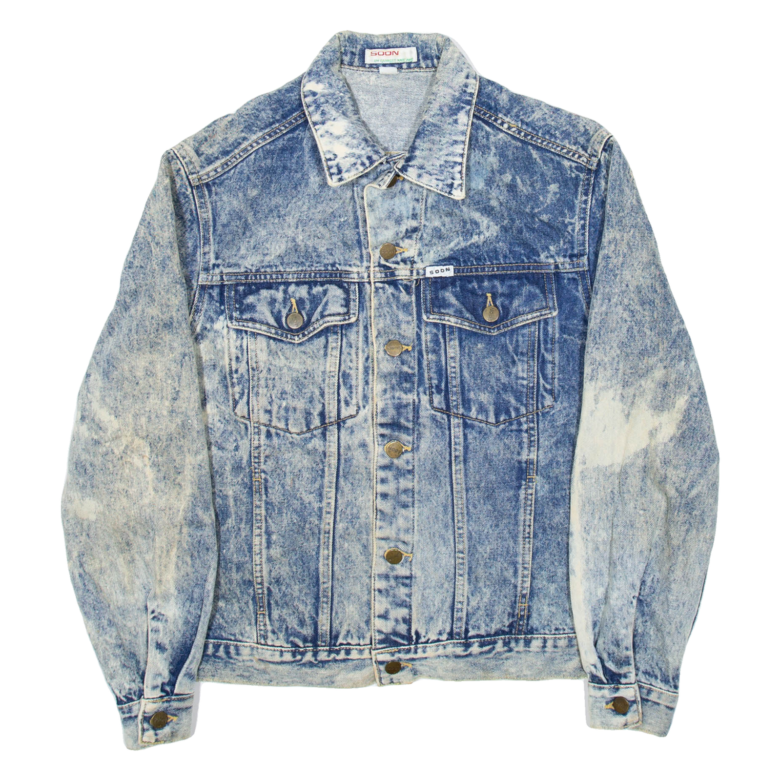 SOON Mens Denim Jacket Blue M Refurbished - N/A refurbished available on Cerqular