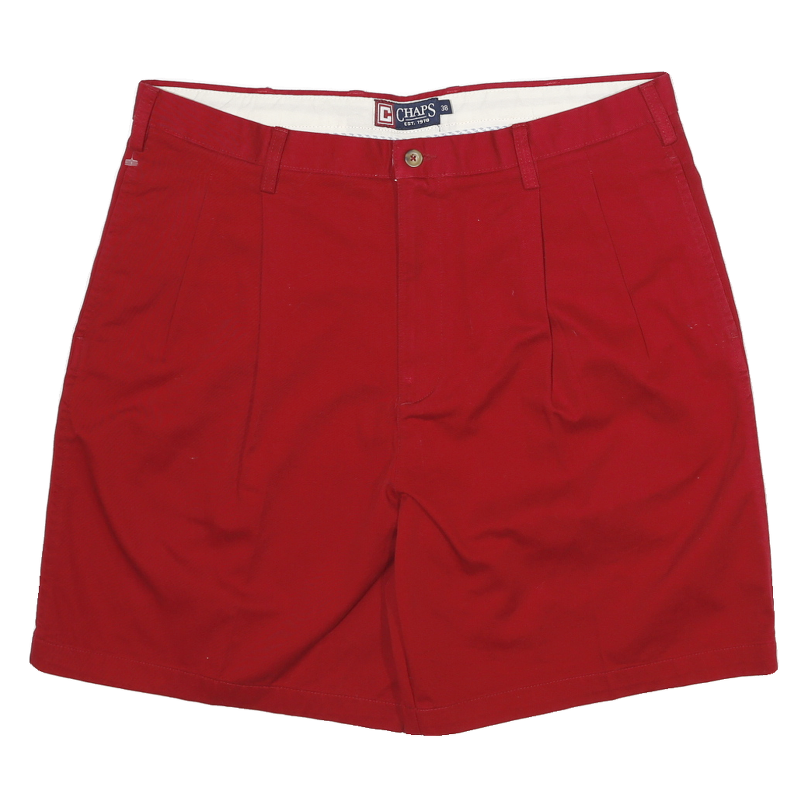 Buy CHAPS Mens Shorts Red Casual Classic XL W34 Pocketed Cotton Blend Refurbished - $28.59 CHAPS Mens Shorts Red Casual Classic XL W34 Pocketed Cotton Blend Refurbished - N/A refurbished available on Cerqular