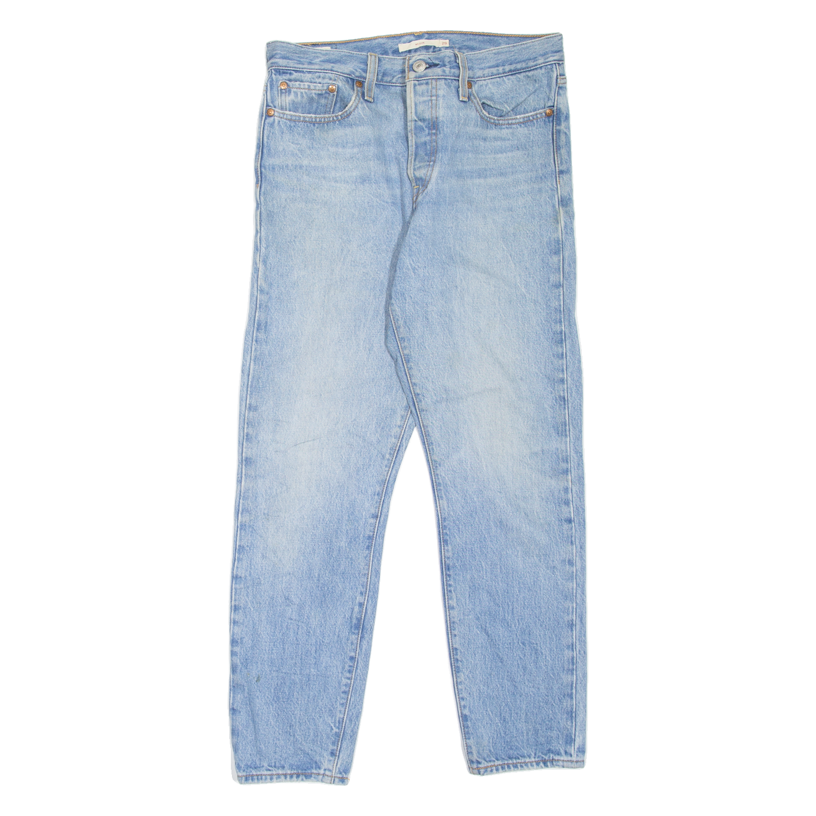 LEVI'S Wedgie BIG E Womens Jeans Blue Slim Skinny Stone Wash W29 L27 Refurbished - N/A refurbished available on Cerqular