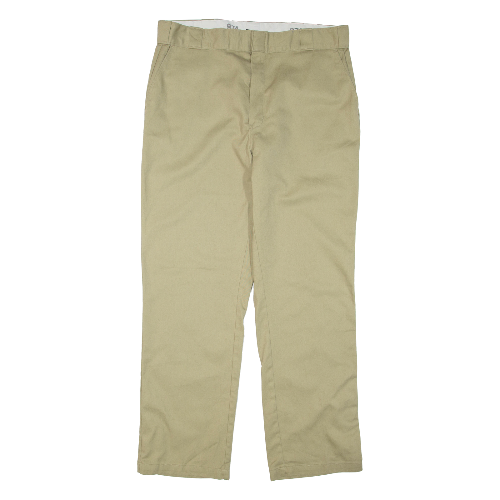 DICKIES Womens Trousers Beige Regular Straight W36 L32 Refurbished - N/A refurbished available on Cerqular