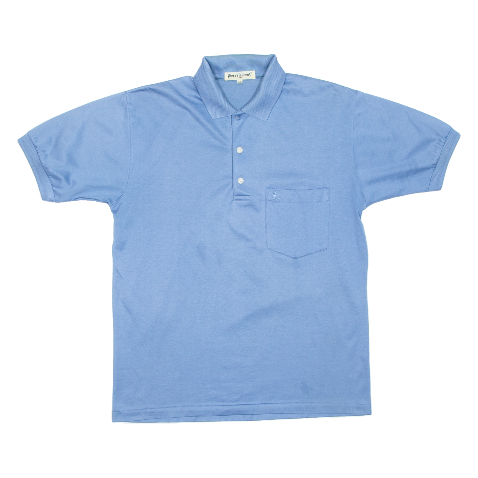 PIERRE LAURENT Mens Polo Shirt Blue M Refurbished - N/A refurbished available on Cerqular