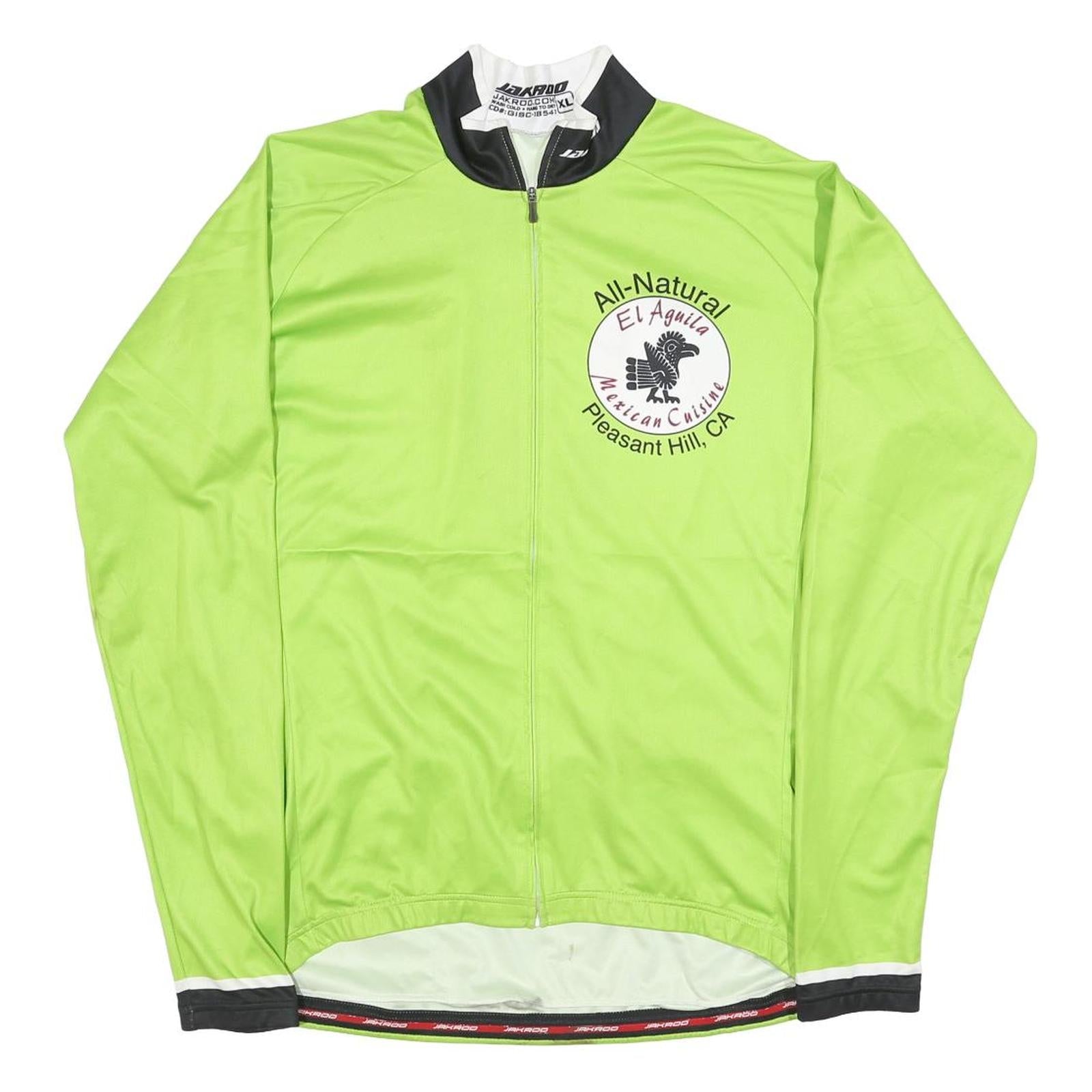 Buy JAKROO Mens Green Cycling Jersey XL Long Sleeve Zip Up Full Front Logo Print Refurbished - $24.69 JAKROO Mens Green Cycling Jersey XL Long Sleeve Zip Up Full Front Logo Print Refurbished - N/A refurbished available on Cerqular