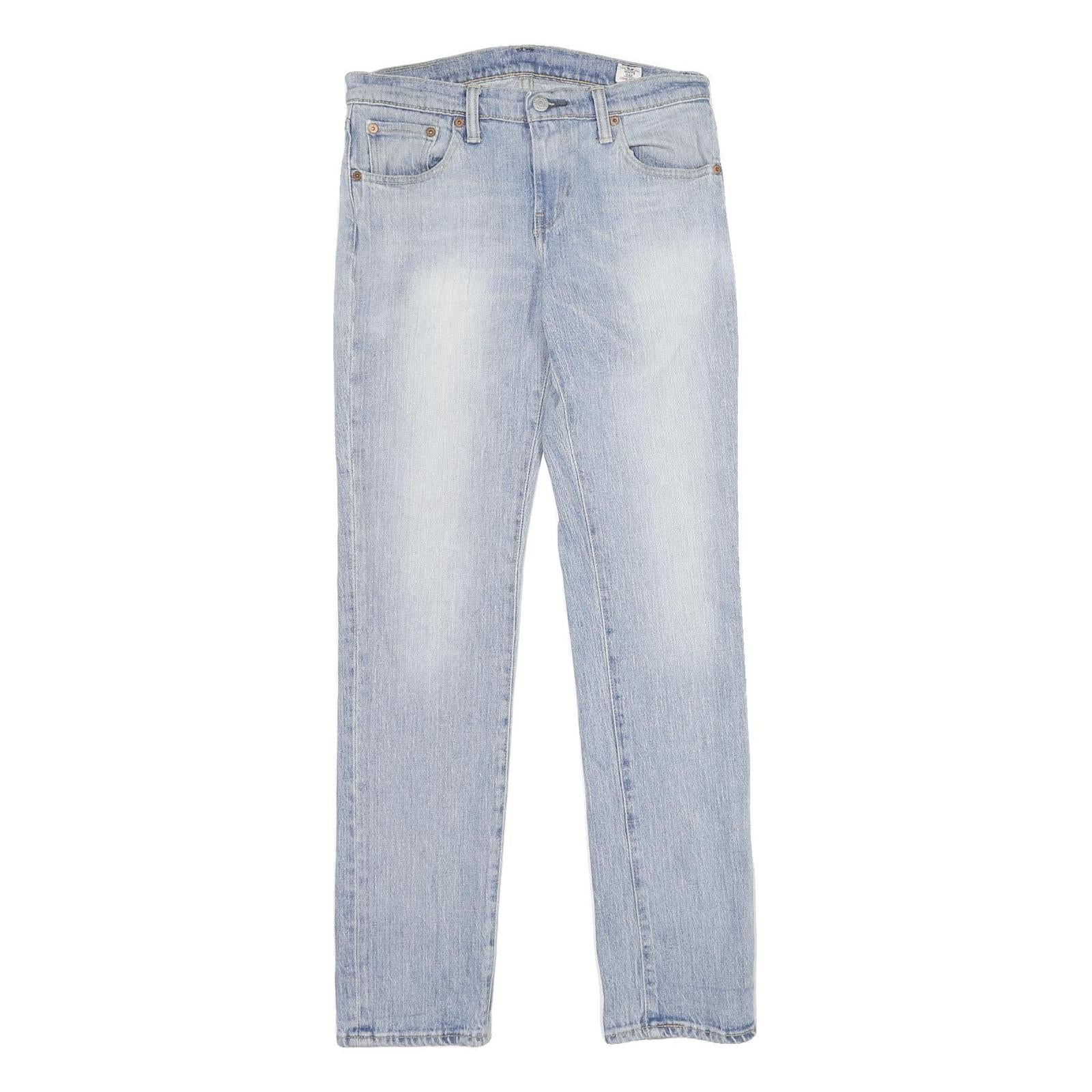 LEVI'S 511 Slim Mens Jeans Blue Slim Skinny Denim Light W29 L32 Classic Zip Refurbished - N/A refurbished available on Cerqular