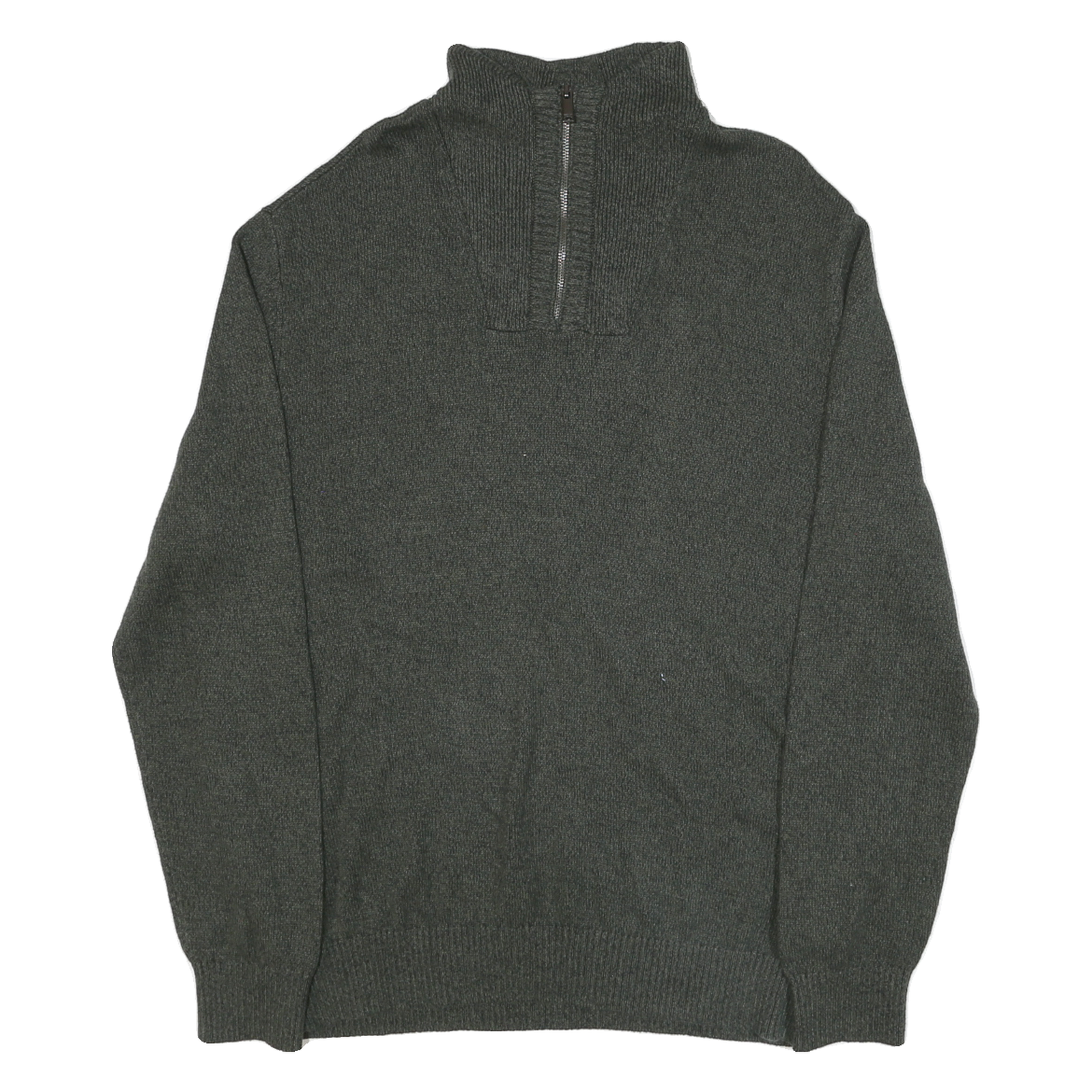 CALVIN KLEIN JEANS Mens Grey Pullover Plain Crew Neck Basic Knit XL Cotton Blend Refurbished - N/A refurbished available on Cerqular