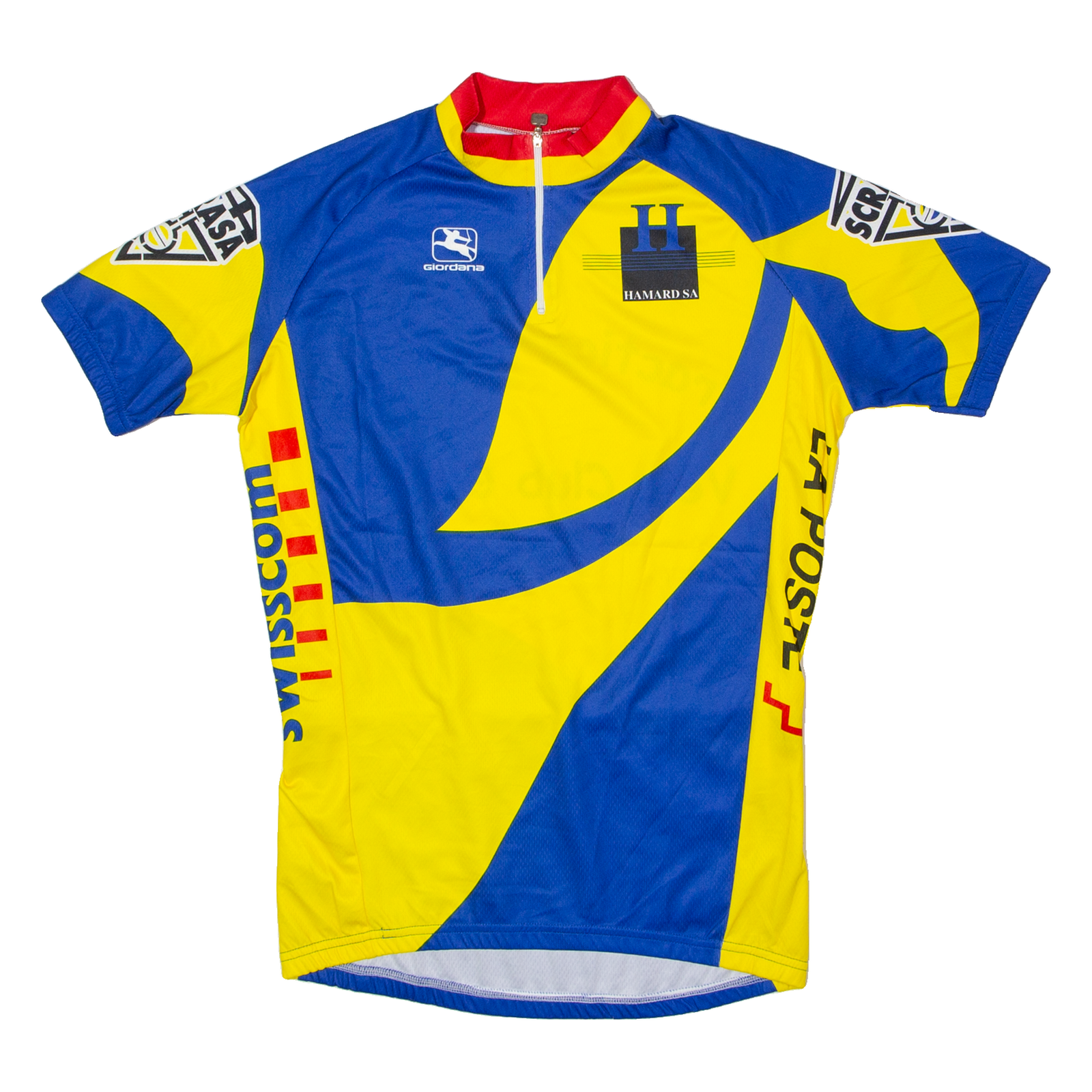 GIORDANA Cycling Mens Jersey Yellow 1/4 Zip M Refurbished - N/A refurbished available on Cerqular