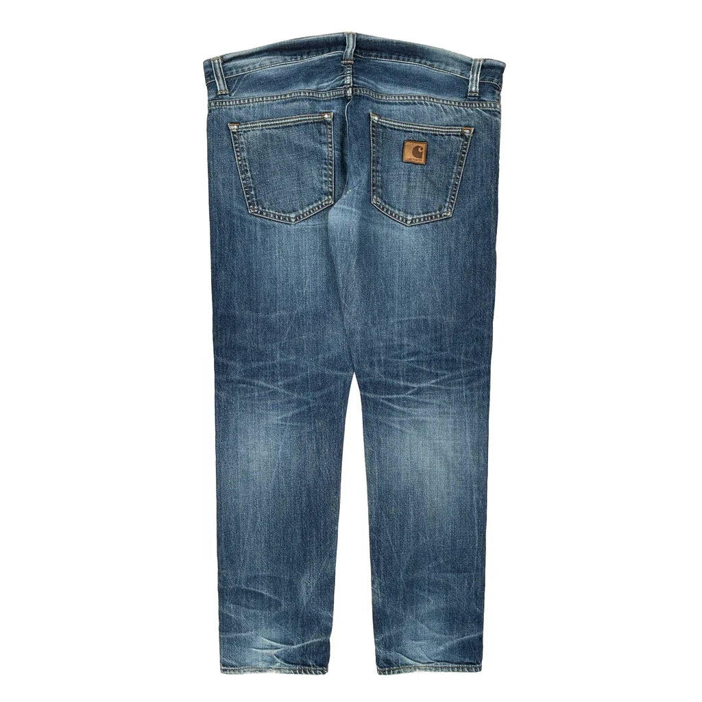 Carhartt Jeans - 38W 32L Blue Cotton Refurbished - Thrifted (note: this is a term often used to describe second- refurbished available on Cerqular