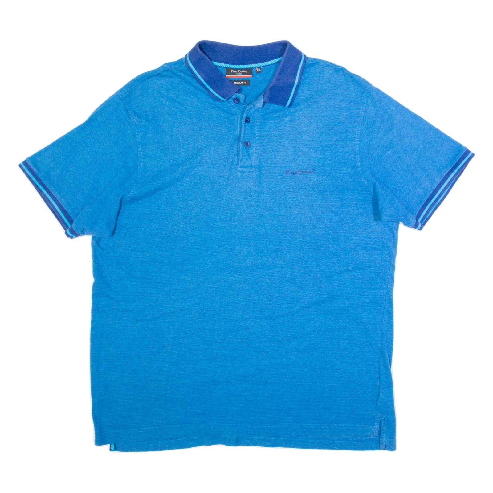 PIERRE CARDIN Mens Polo Shirt Blue 2XL Refurbished - N/A refurbished available on Cerqular