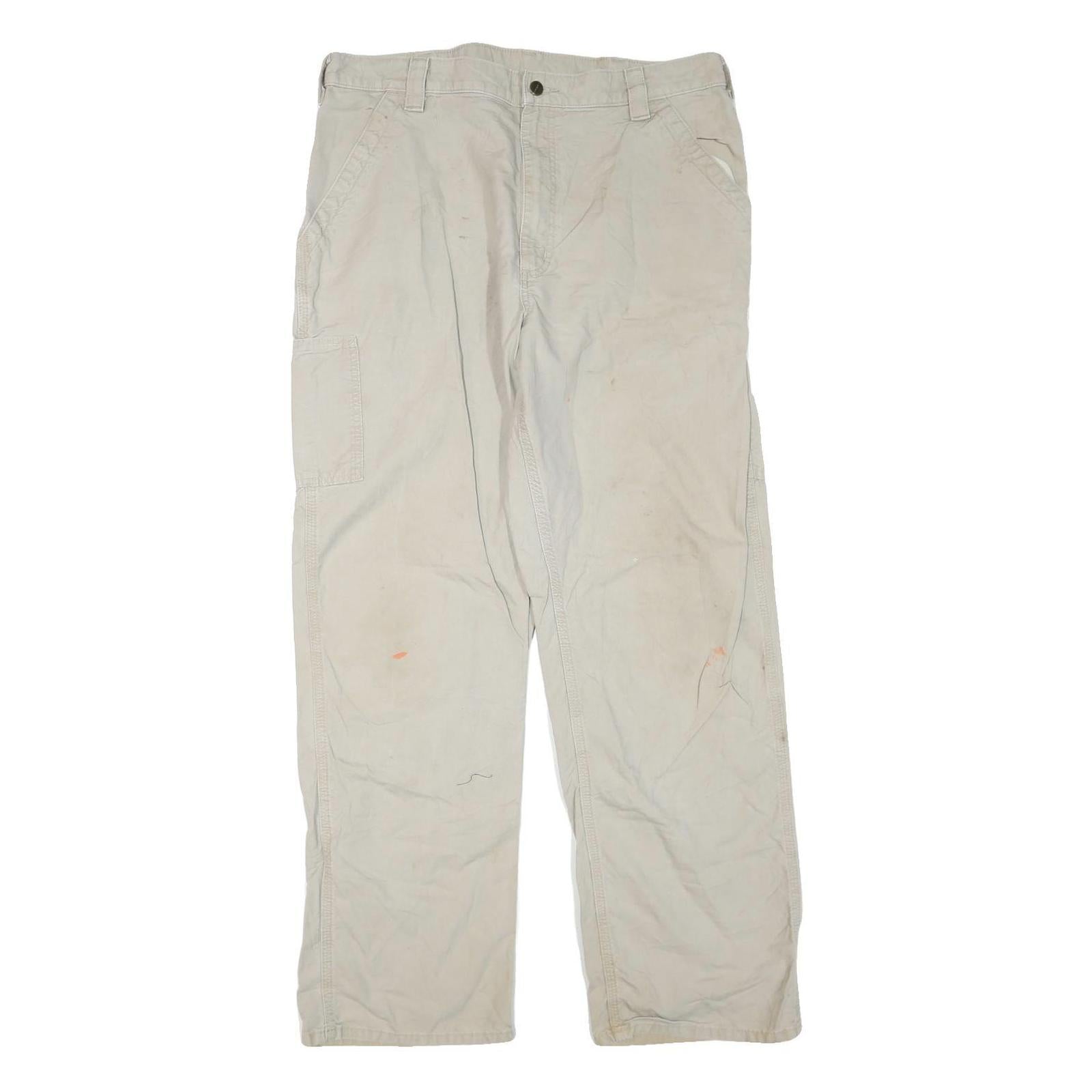 Buy CARHARTT Mens Cotton Blend Beige Workwear Regular Straight Trousers W38 L34 Refurbished - $49.39 CARHARTT Mens Cotton Blend Beige Workwear Regular Straight Trousers W38 L34 Refurbished - N/A refurbished available on Cerqular