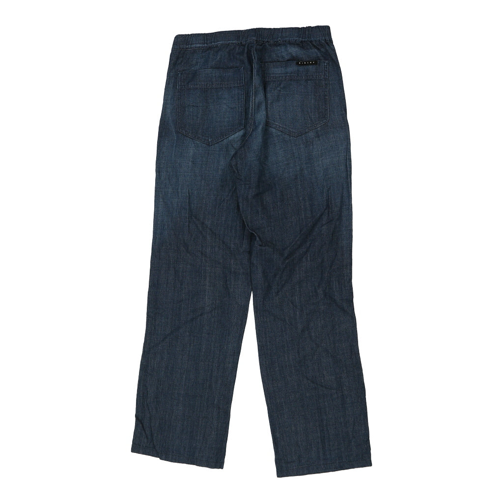 Sisley Jeans - Medium Dark Wash Cotton Blend Refurbished - Thrifted (note: this is a term often used to describe second- refurbished available on Cerqular