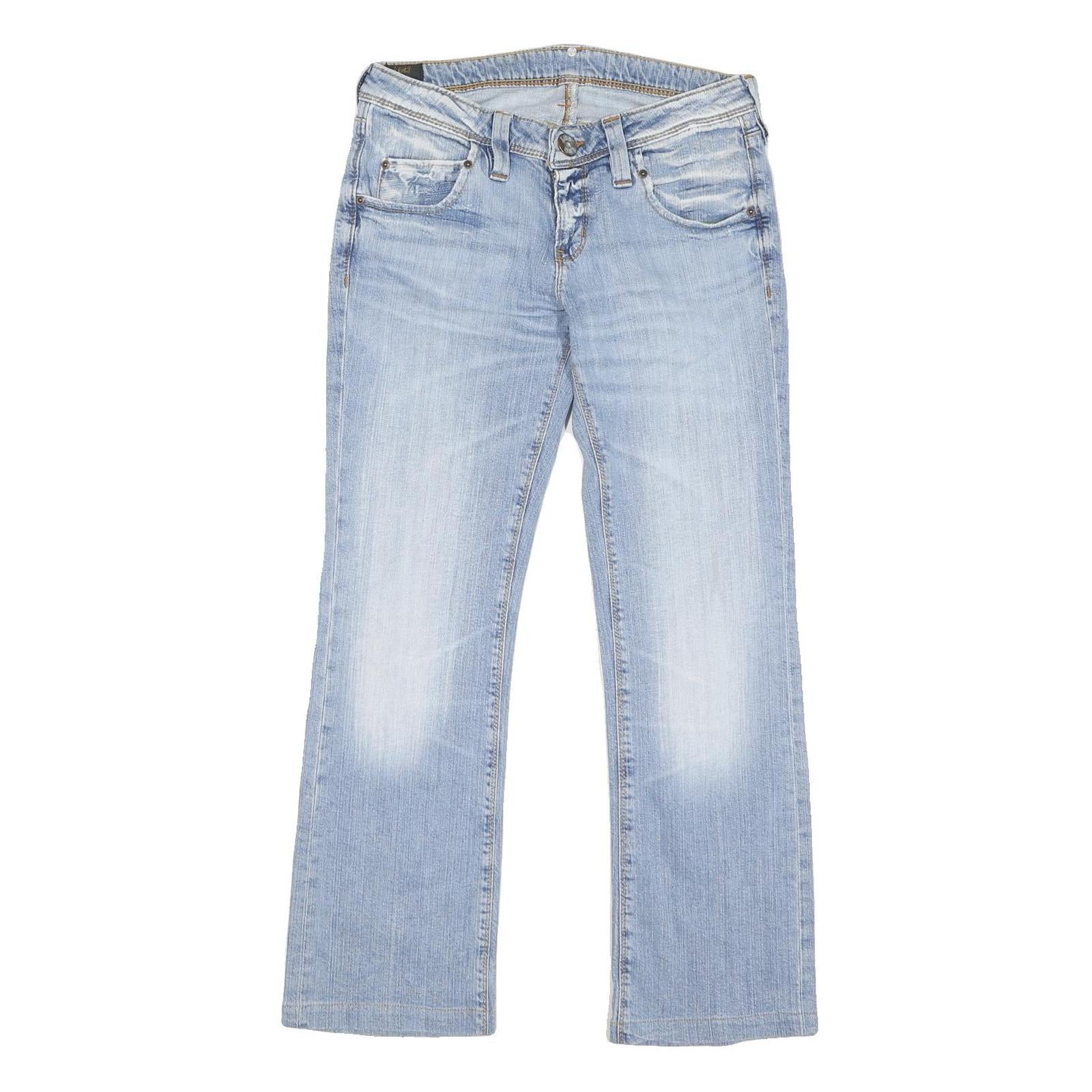 LEE Womens Regular Fit Bootcut Denim Light Blue W32 L28 Classic Cotton Blend Refurbished - N/A refurbished available on Cerqular