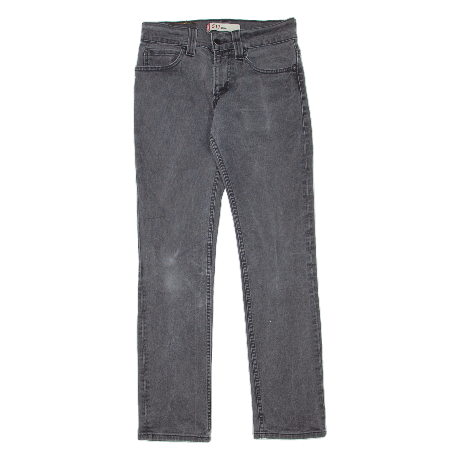 LEVI'S 511 Jeans Mens Grey Slim Straight W30 L32 Refurbished - N/A refurbished available on Cerqular