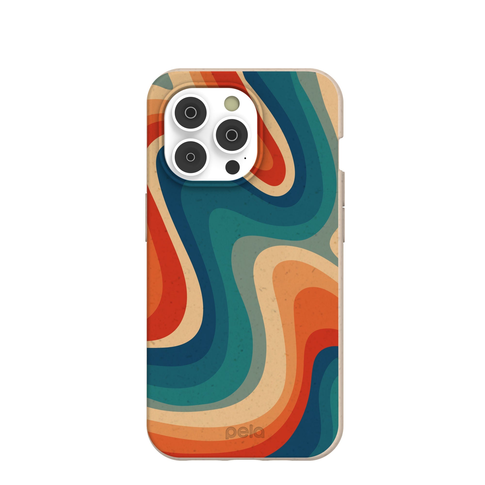 Seashell Disco iPhone 14 Pro Case Refurbished - Pela Case refurbished available on Cerqular