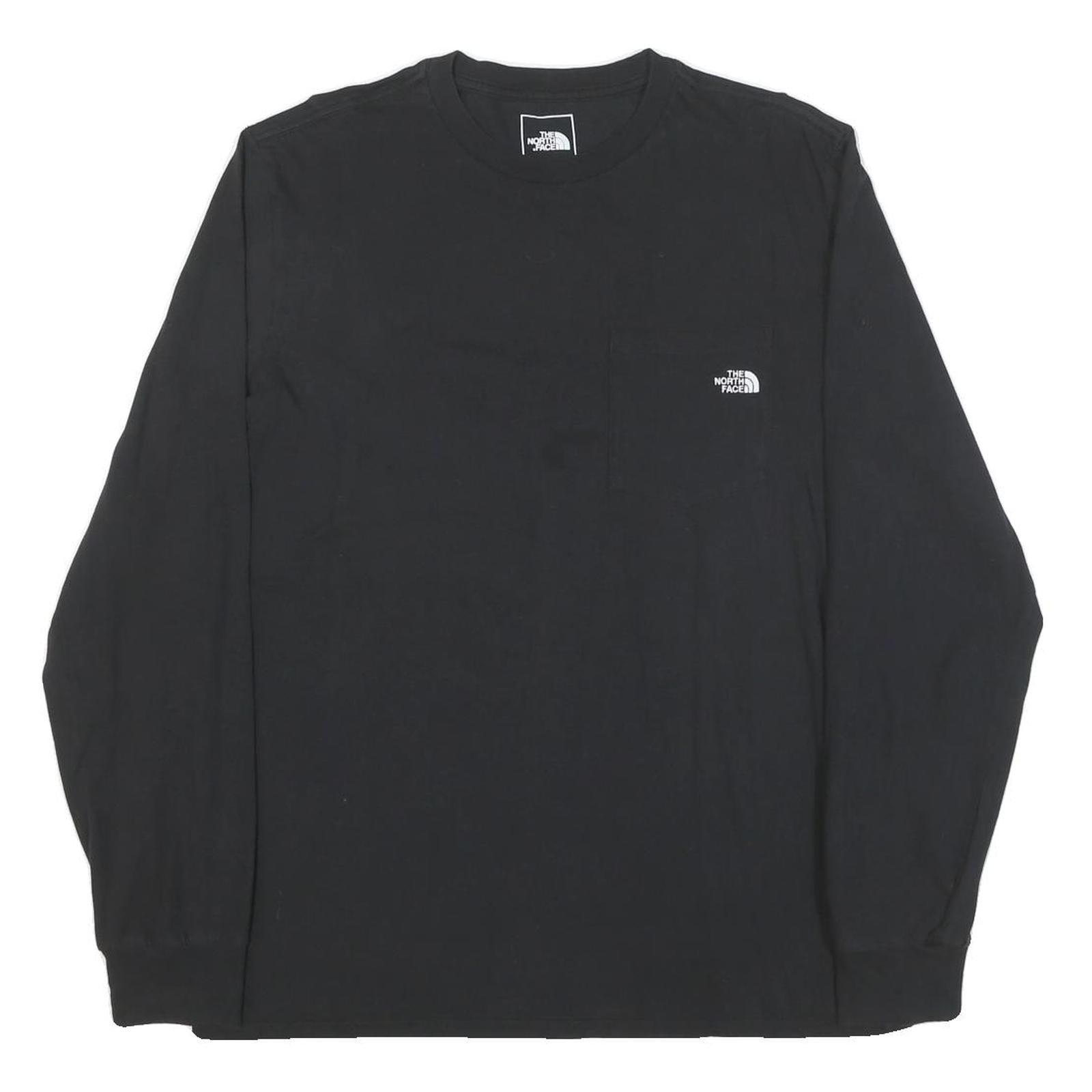 Buy THE NORTH FACE Mens Black Long Sleeve Crew Neck T-Shirt L Cotton Blend Refurbished - $29.89 THE NORTH FACE Mens Black Long Sleeve Crew Neck T-Shirt L Cotton Blend Refurbished - N/A refurbished available on Cerqular