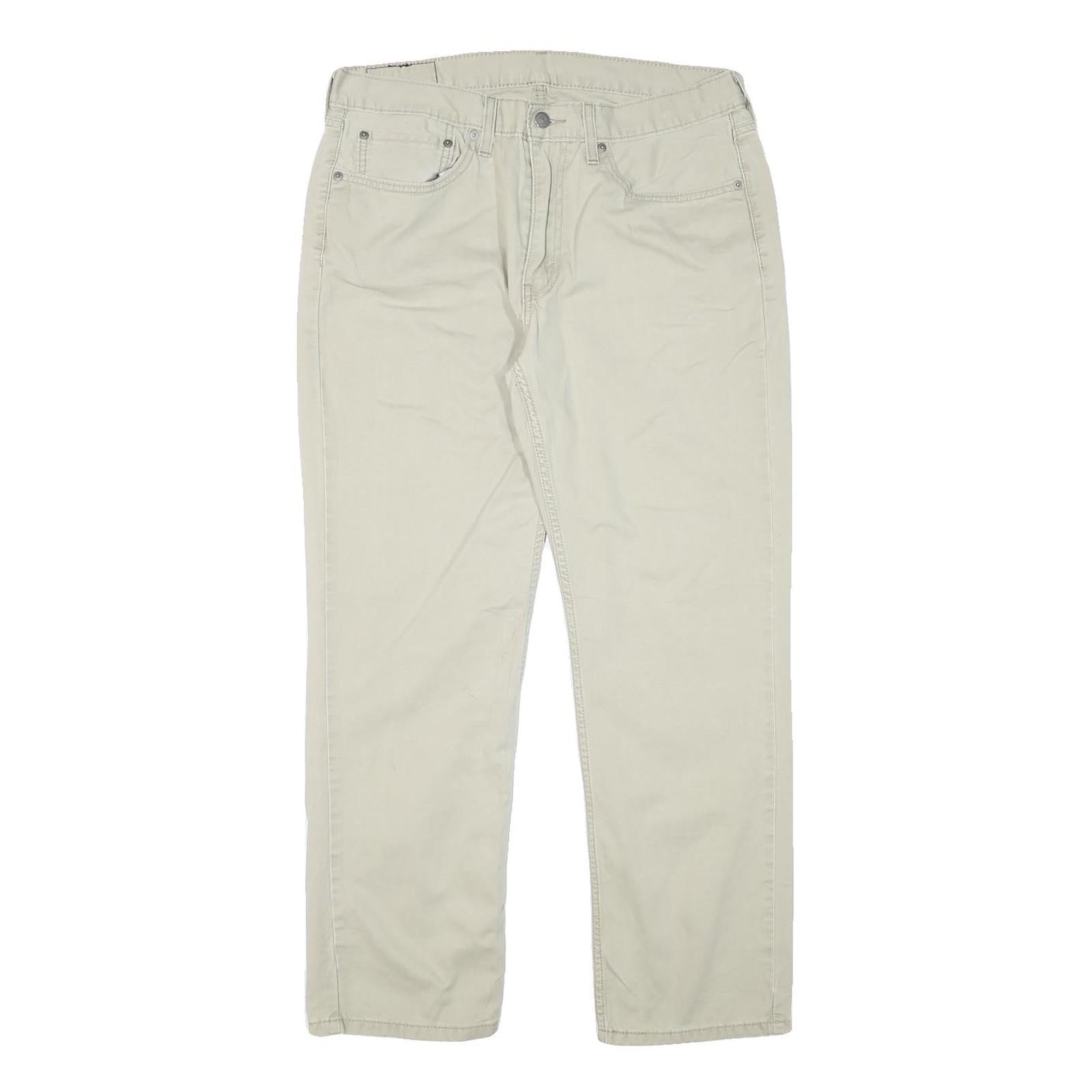Buy LEVI'S Mens Cotton Blend Beige Regular Straight Trousers W33 L28 Casual Zip Refurbished - $36.39 LEVI'S Mens Cotton Blend Beige Regular Straight Trousers W33 L28 Casual Zip Refurbished - N/A refurbished available on Cerqular