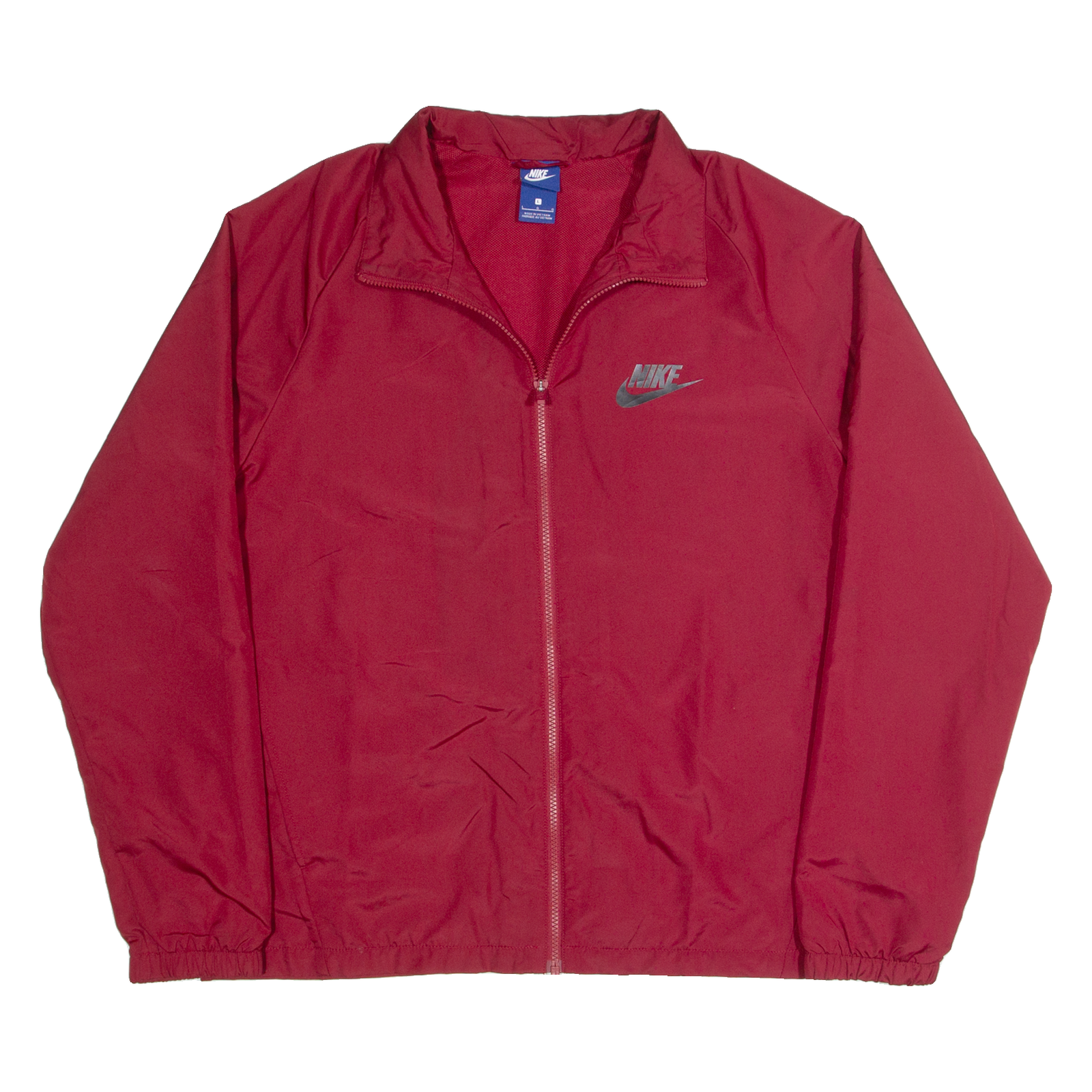 NIKE Mesh Lined Mens Jacket Red L Refurbished - N/A refurbished available on Cerqular