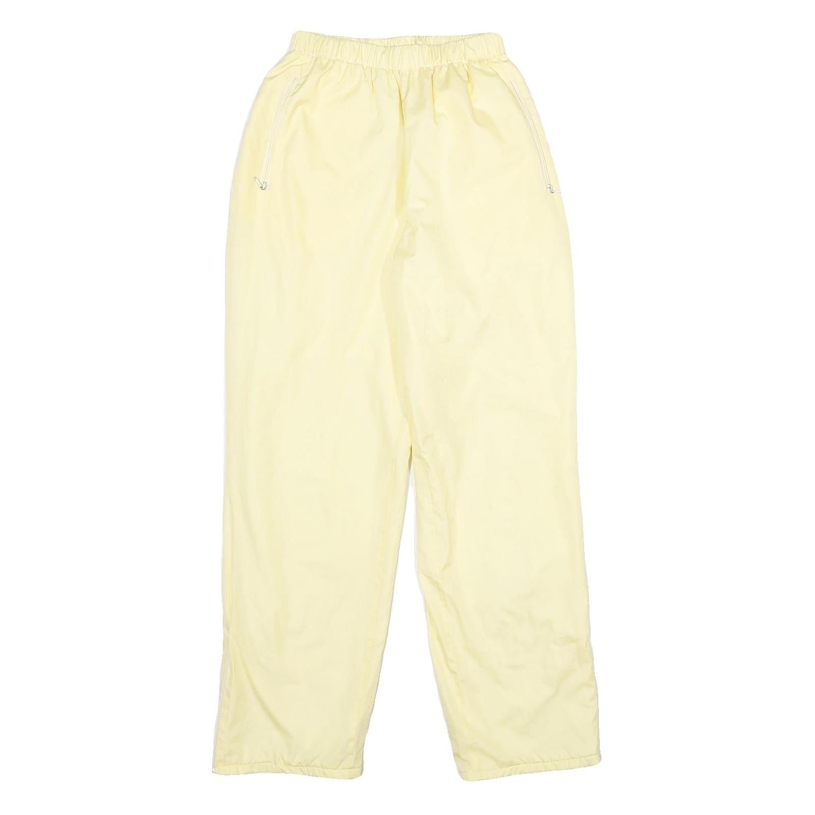 Womens Joggers Yellow UK 14 W23 L30 Relaxed Tapered Polyester Casual Wear Refurbished - N/A refurbished available on Cerqular