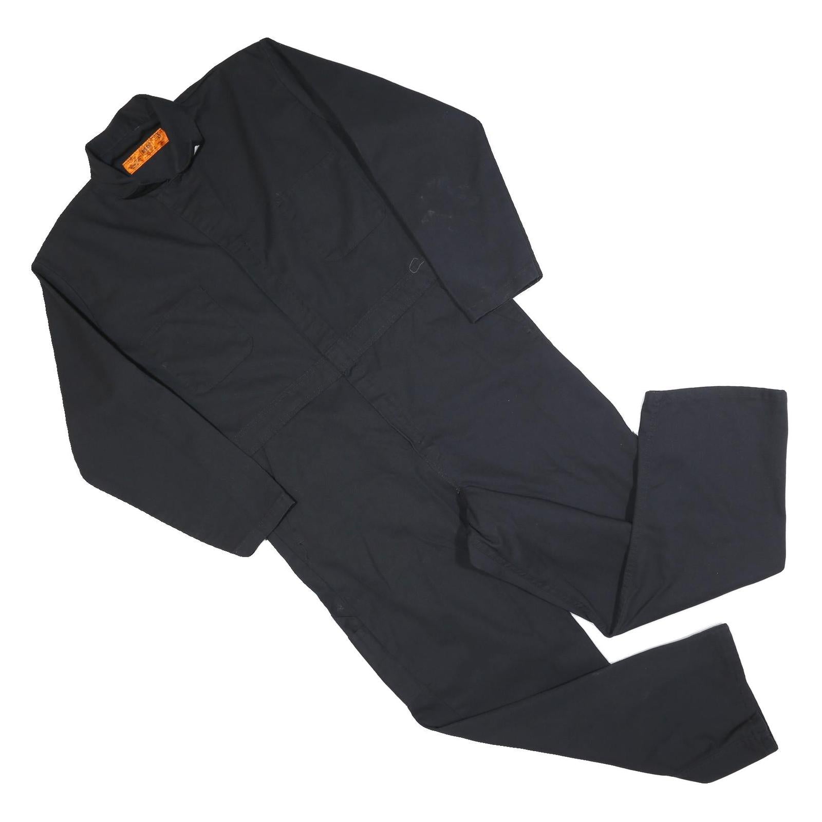 RED KAP Mens Black Dungarees Regular Cotton Blend Size L W40 L30 Workwear Fit Refurbished - N/A refurbished available on Cerqular