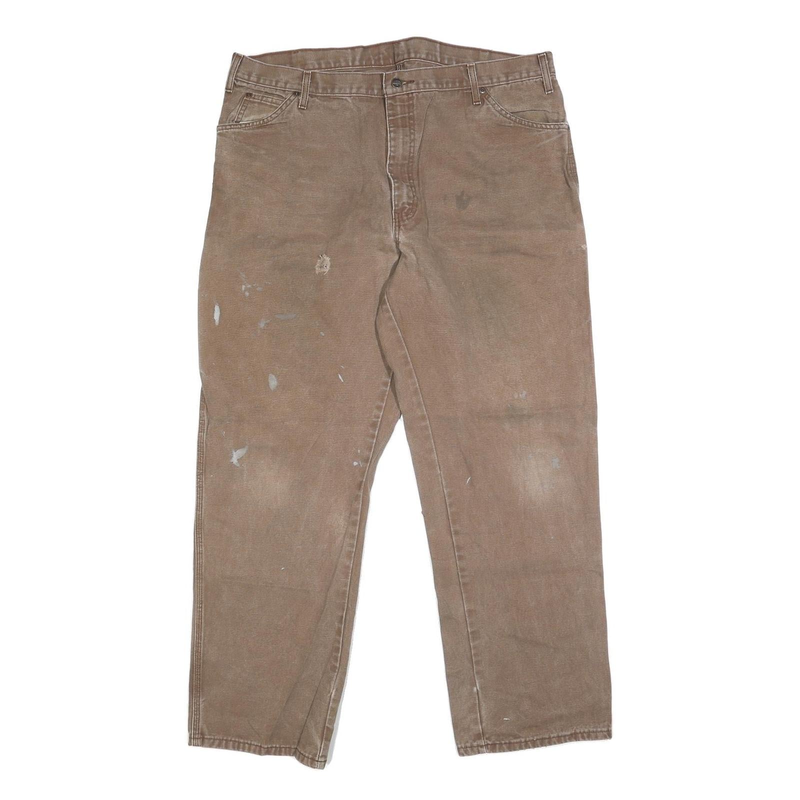 DICKIES Mens Jeans Regular Straight Denim Light W40 L32 Workwear Utility Refurbished - N/A refurbished available on Cerqular