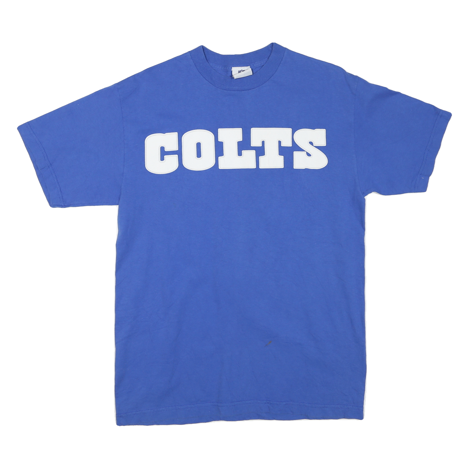 NFL Mens Blue Colts Graphic T-Shirt M Short Sleeve Crew Neck Dad Detail Refurbished - N/A refurbished available on Cerqular