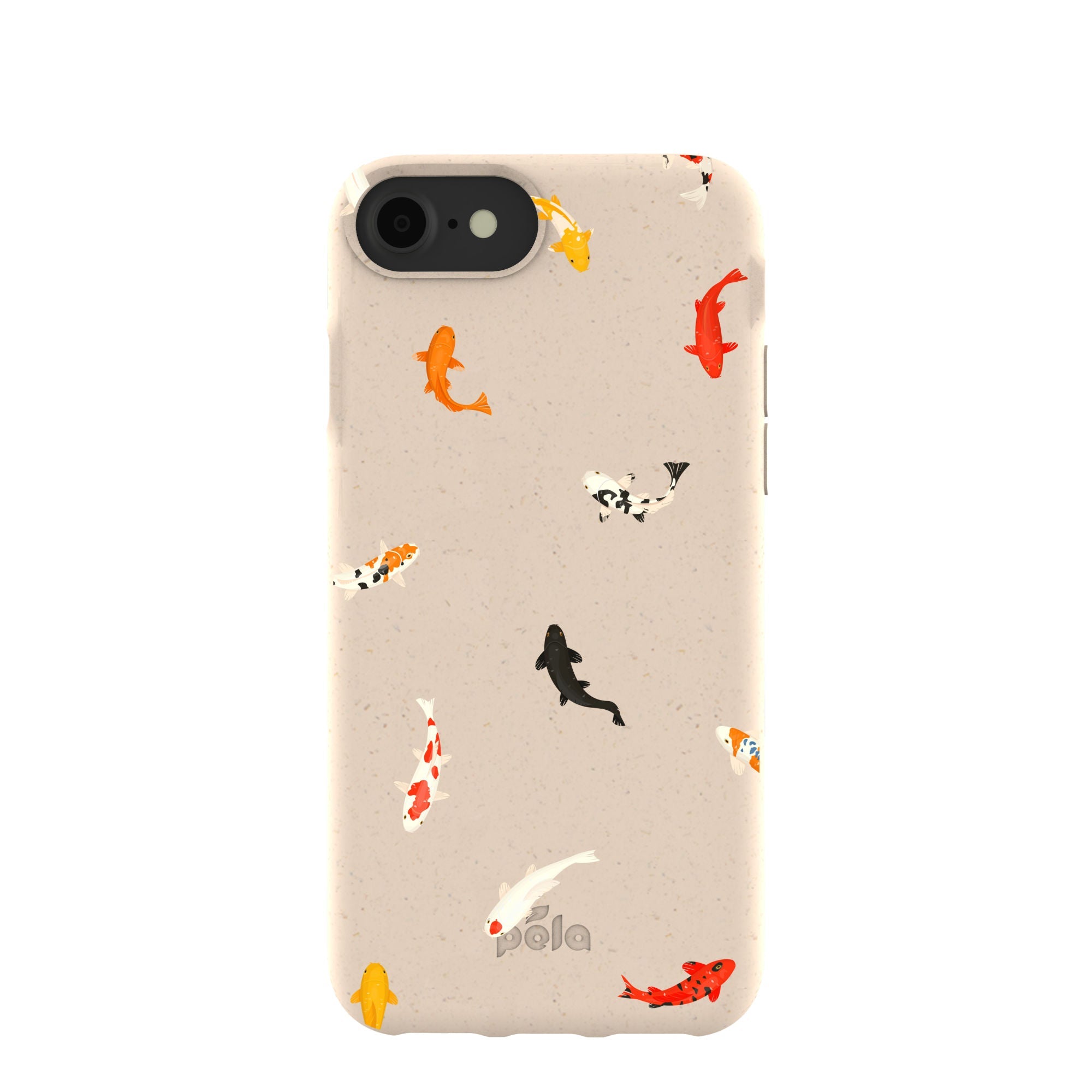 Seashell Lil Koi iPhone 6/6s/7/8/SE Case Refurbished - Pela Case refurbished available on Cerqular