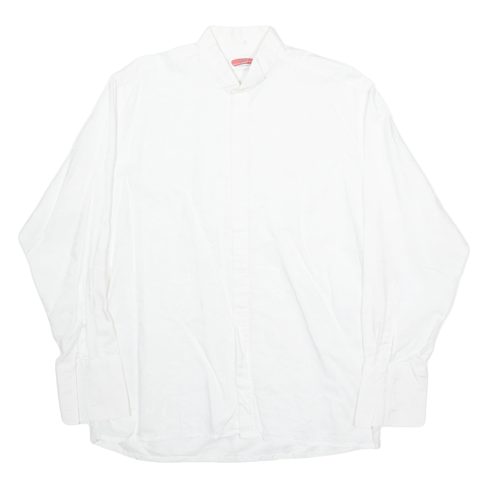 MARK THOMBARD Mens Plain Shirt White Long Sleeve L Refurbished - N/A refurbished available on Cerqular