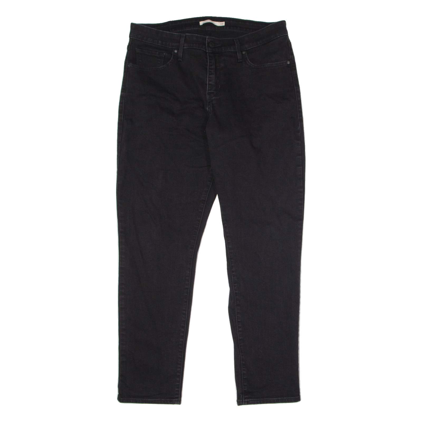 LEVI'S 316 Shaping Womens Jeans Black Regular Skinny Stone Wash W34 L30 Refurbished - N/A refurbished available on Cerqular