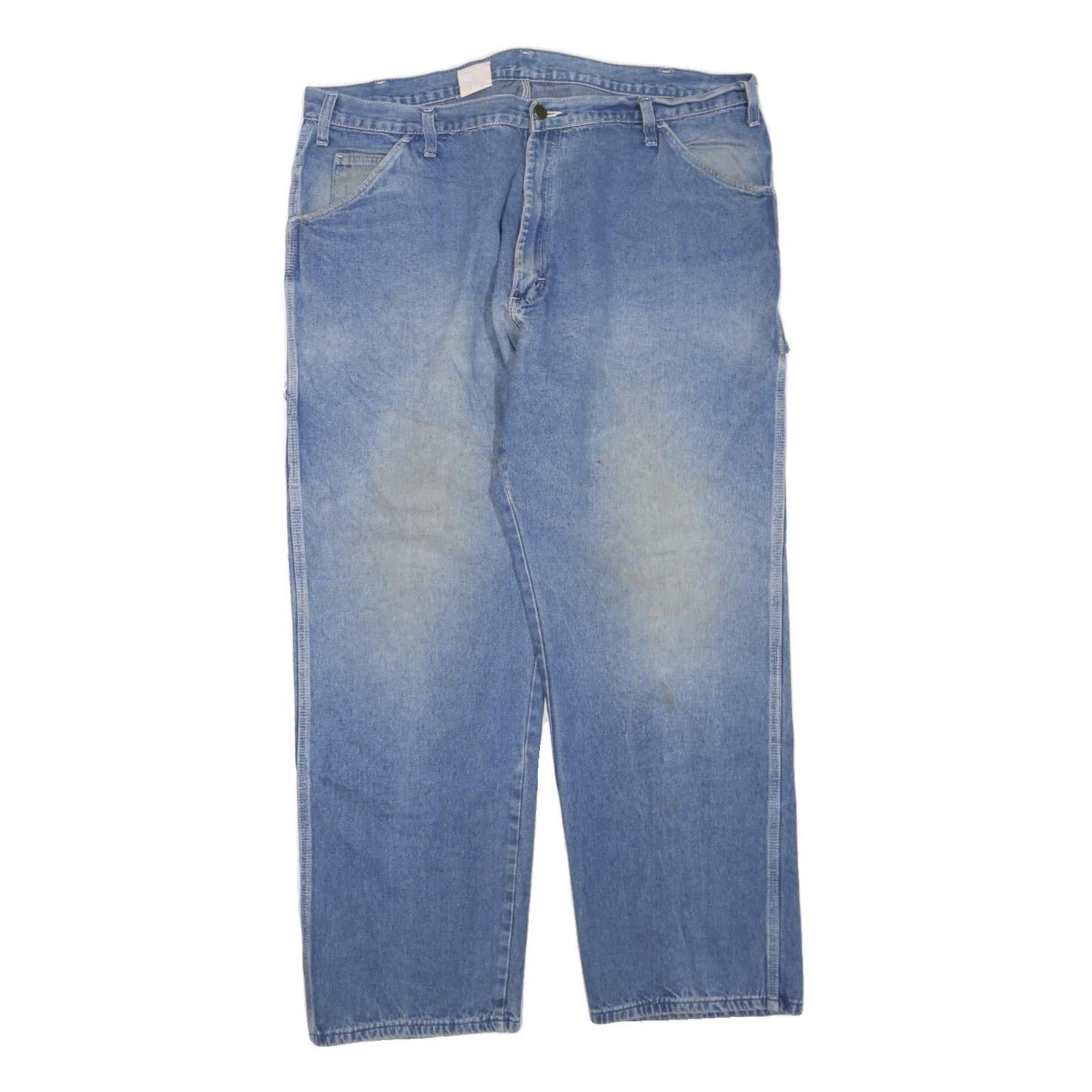 DICKIES Mens Regular Fit Blue Denim Straight Leg Cotton Blend Jeans W40 L30 Refurbished - N/A refurbished available on Cerqular