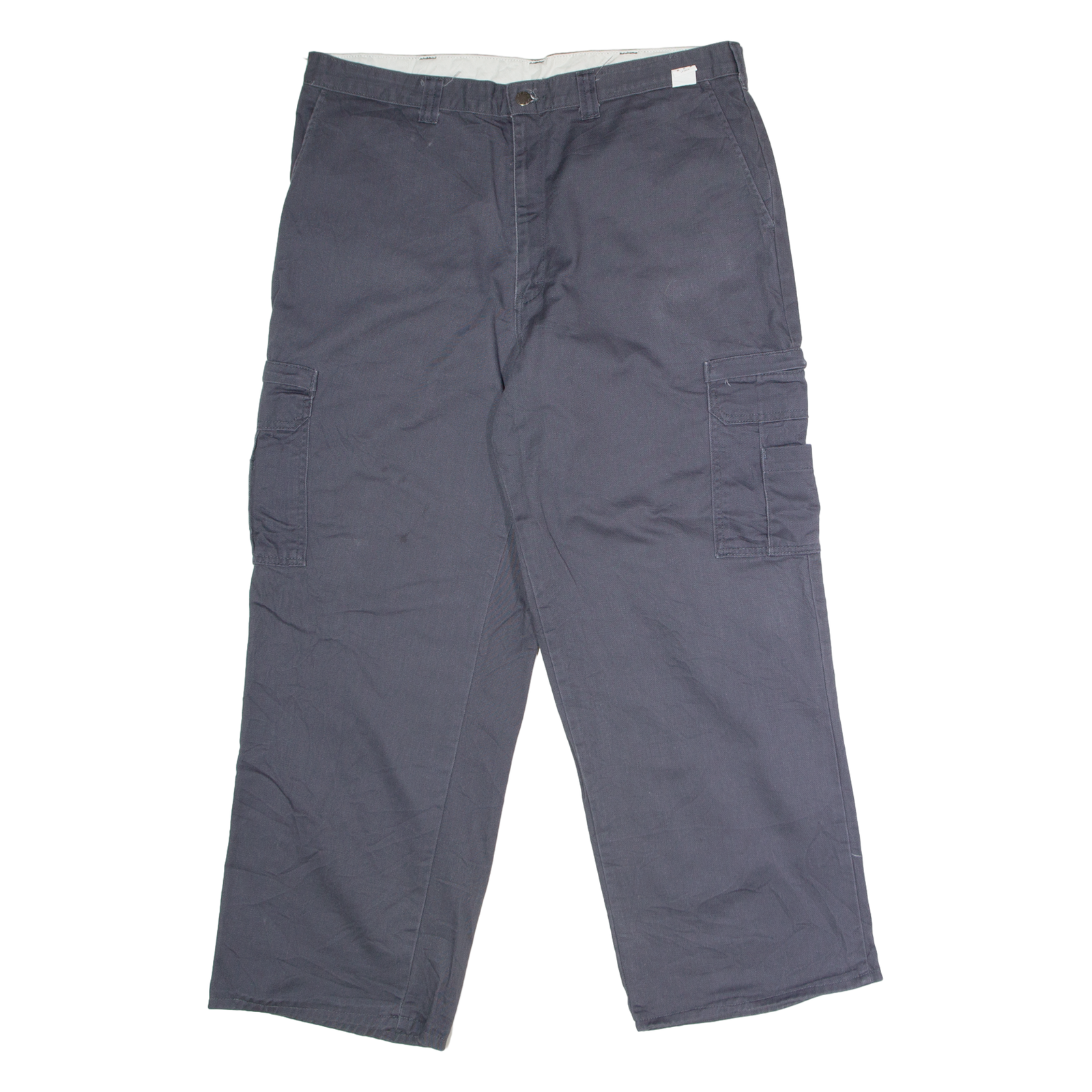 DICKIES Workwear Cargo Mens Twill Trousers Grey Regular Straight W38 L29 Refurbished - N/A refurbished available on Cerqular