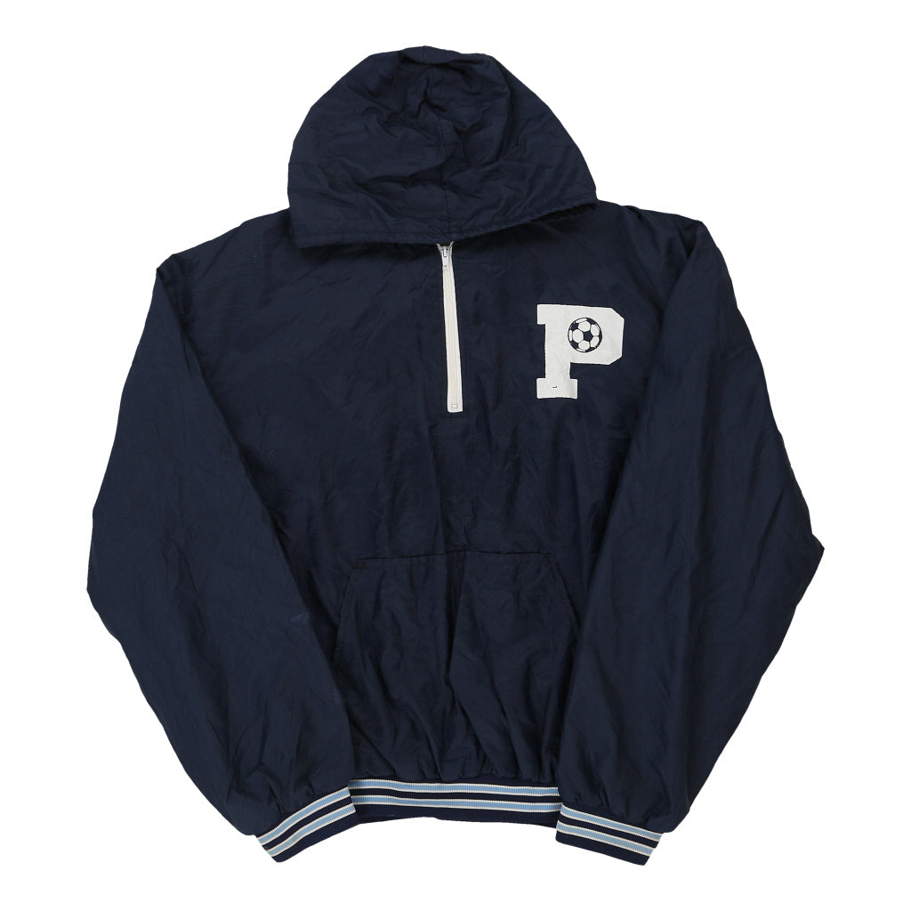 Girls Soccer Neff Windbreaker - XL Navy Polyester | Size: x-large Refurbished - Thrifted (note: this is a term often used to describe second- refurbished available on Cerqular