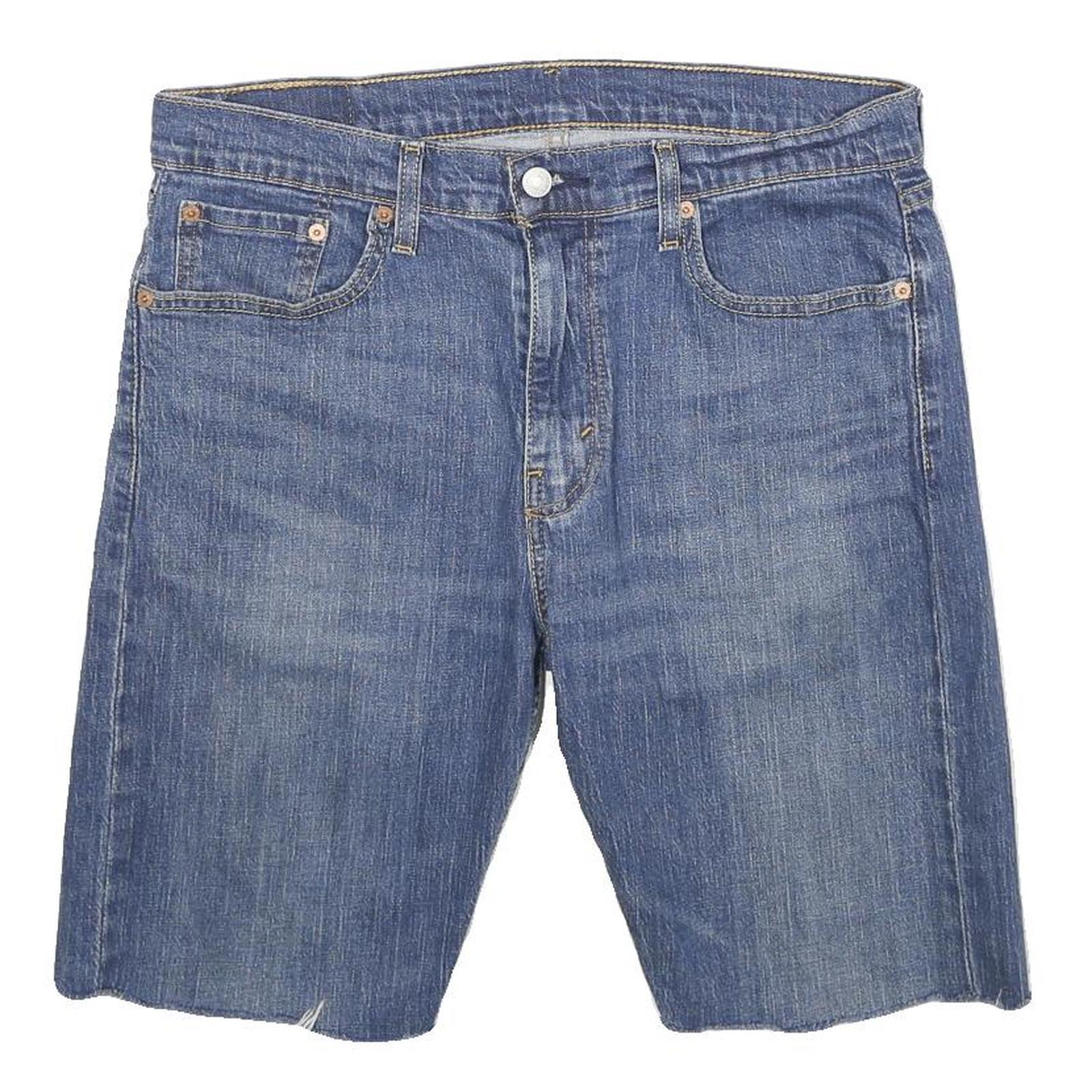 Buy LEVI'S Mens Denim Blue Regular Fit Cut-Off Shorts M W33 Classic Style Refurbished - $25.99 LEVI'S Mens Denim Blue Regular Fit Cut-Off Shorts M W33 Classic Style Refurbished - N/A refurbished available on Cerqular