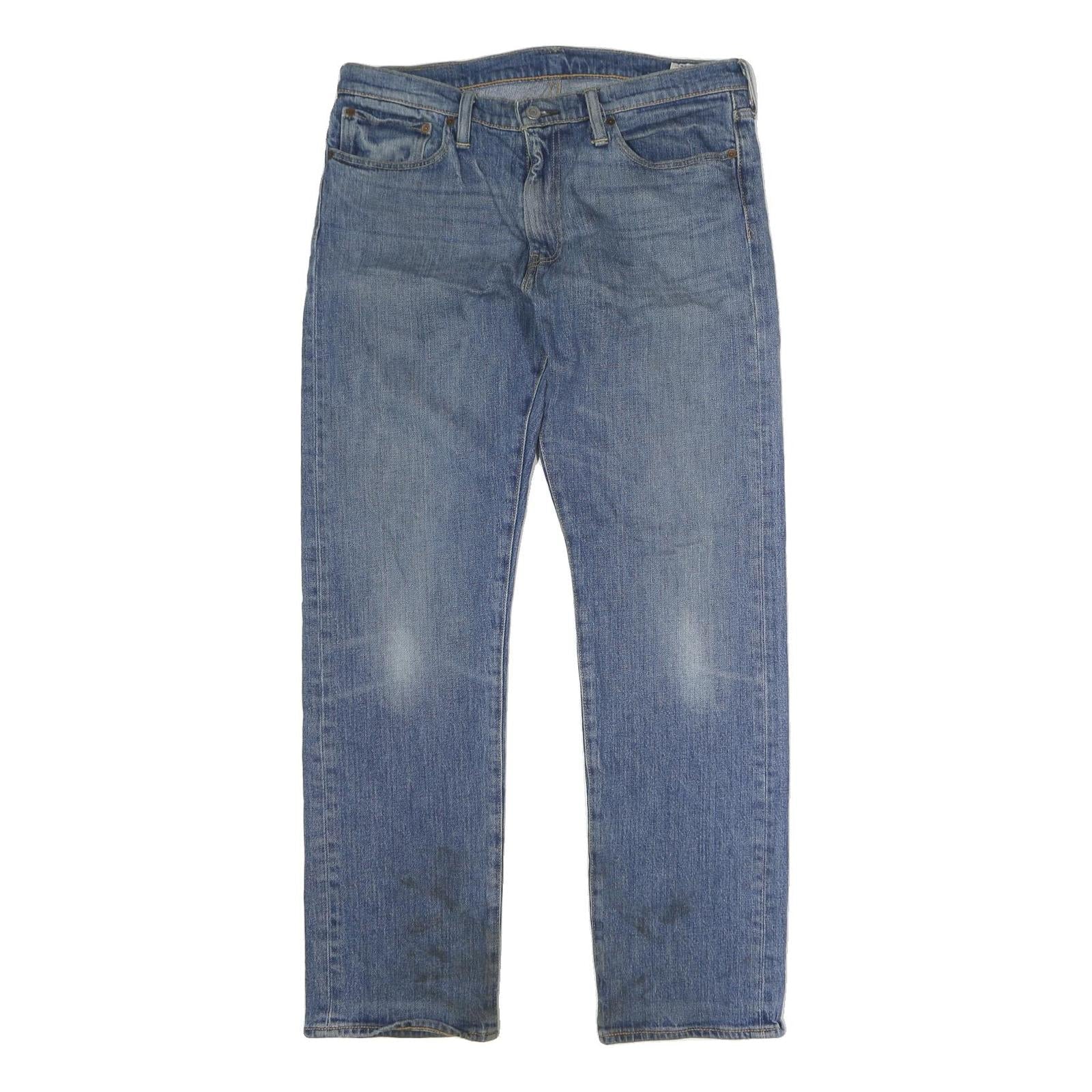 LEVI'S 504 Mens Regular Fit Straight Denim Jeans Medium W36 L31 Classic Button Refurbished - N/A refurbished available on Cerqular