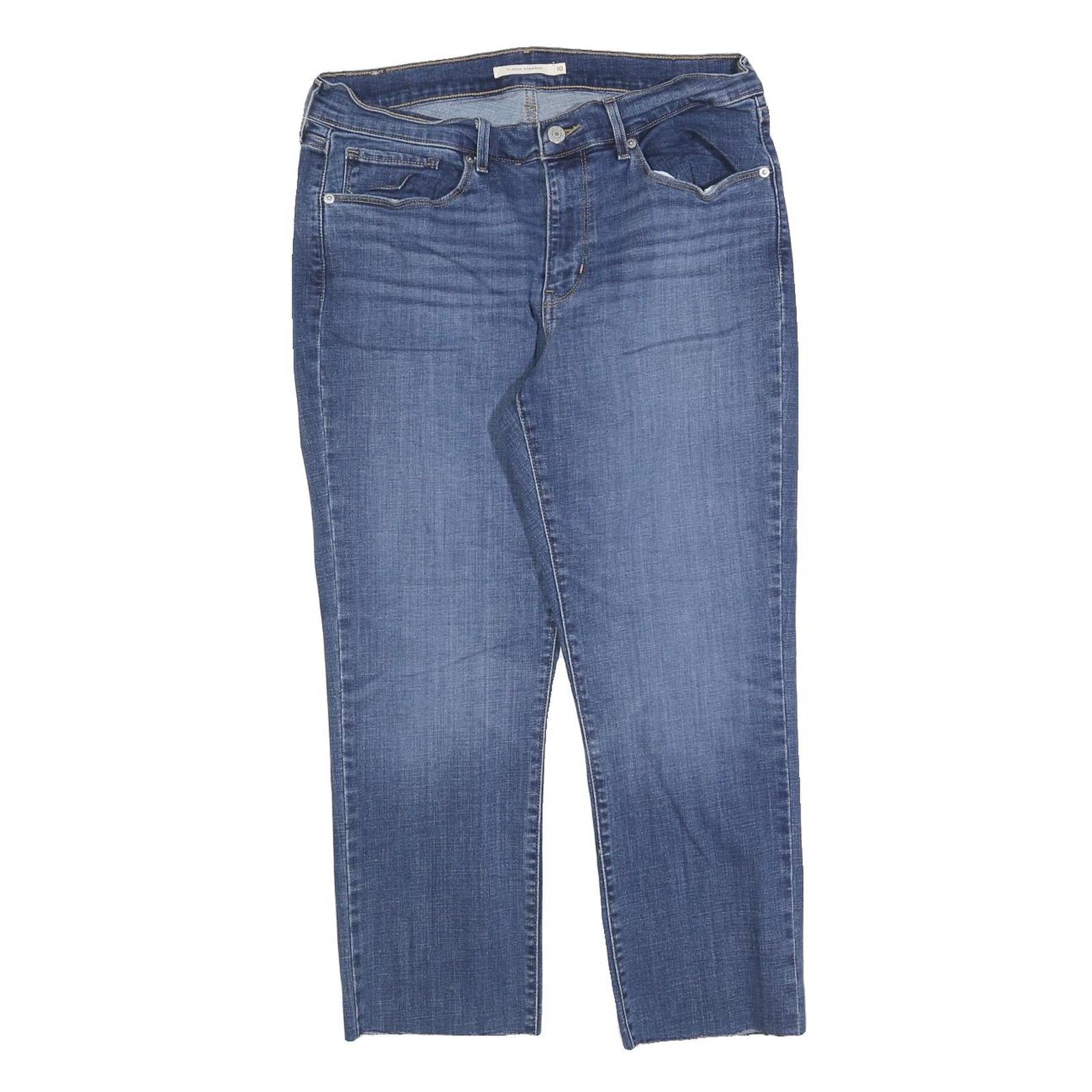 LEVI'S Womens Classic Blue Skinny Denim Medium W30 L24 Zip Cotton Blend Jeans Refurbished - N/A refurbished available on Cerqular