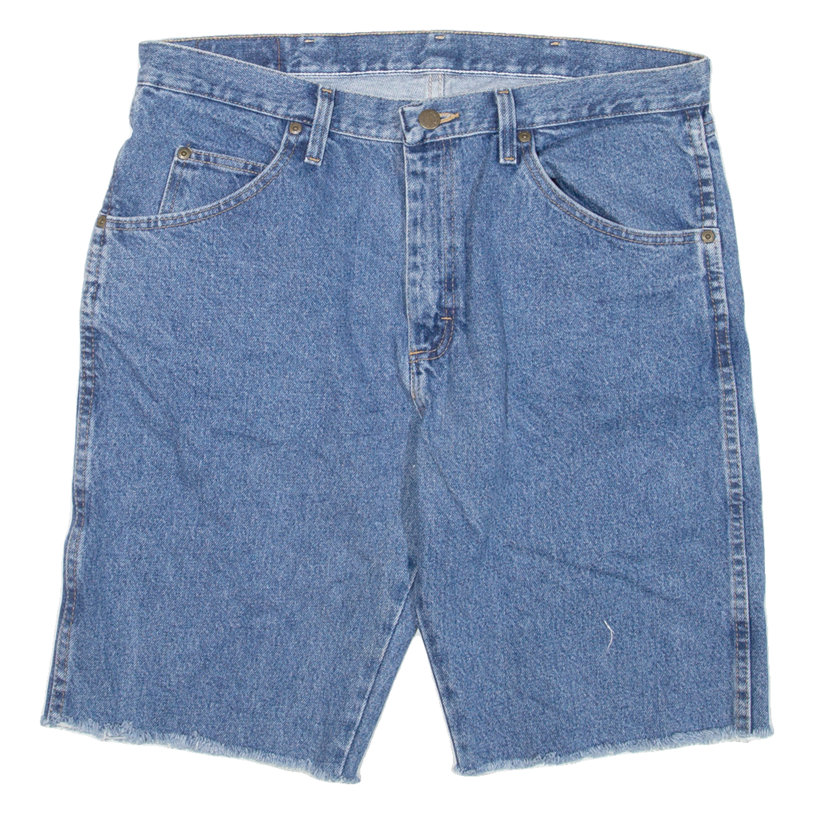 WRANGLER Mens Jorts Shorts Blue L W35 Refurbished - N/A refurbished available on Cerqular
