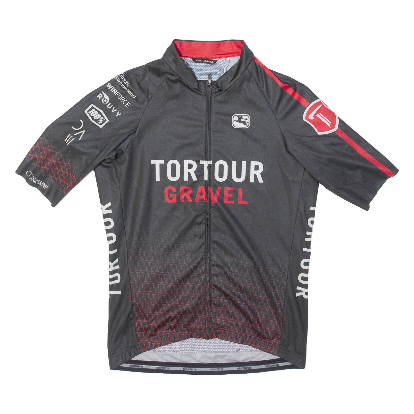 TORTOUR GRAVEL Full Zip Cycling Mens Jersey Grey XS Refurbished - N/A refurbished available on Cerqular