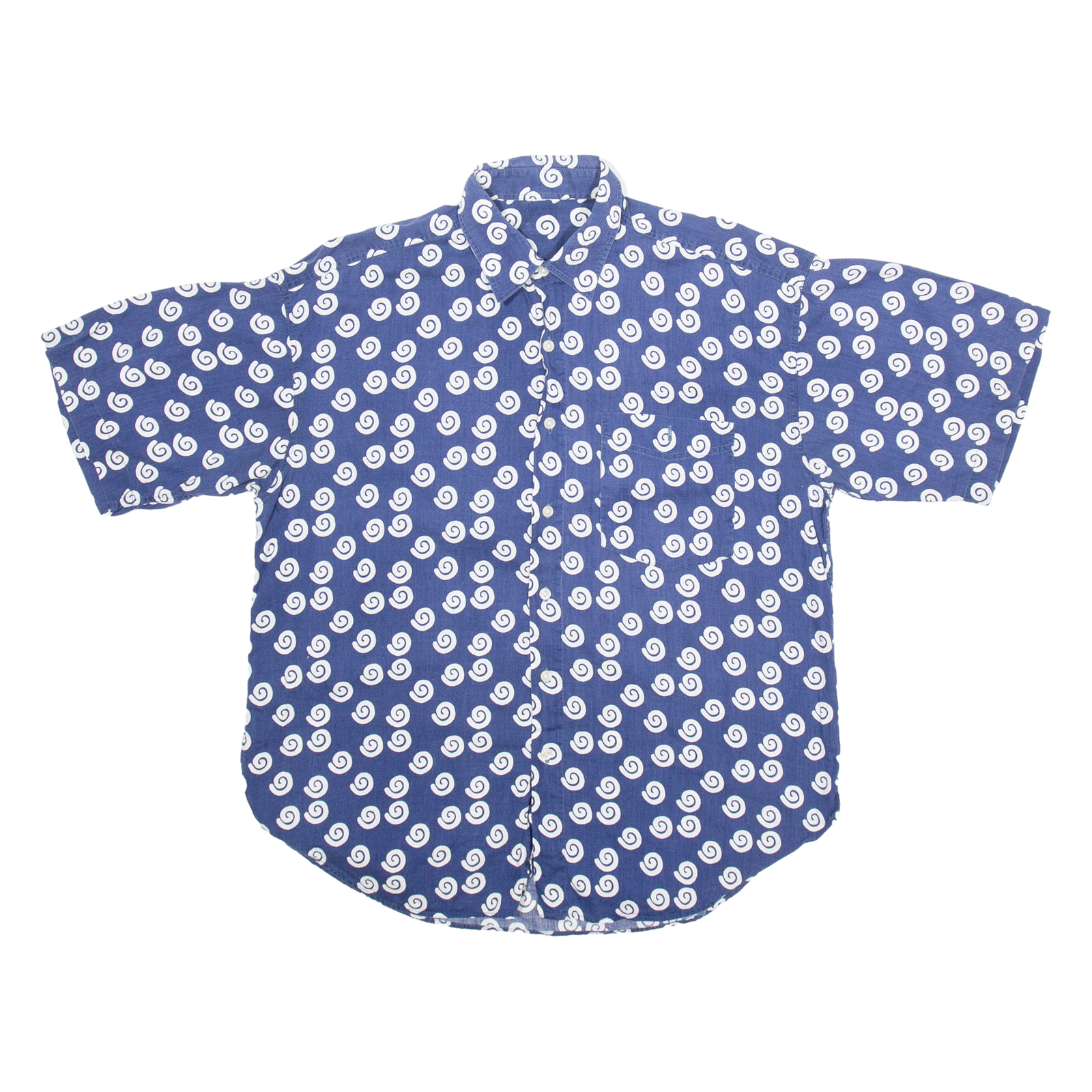 Mens Shirt Blue Crazy Pattern M Refurbished - N/A refurbished available on Cerqular